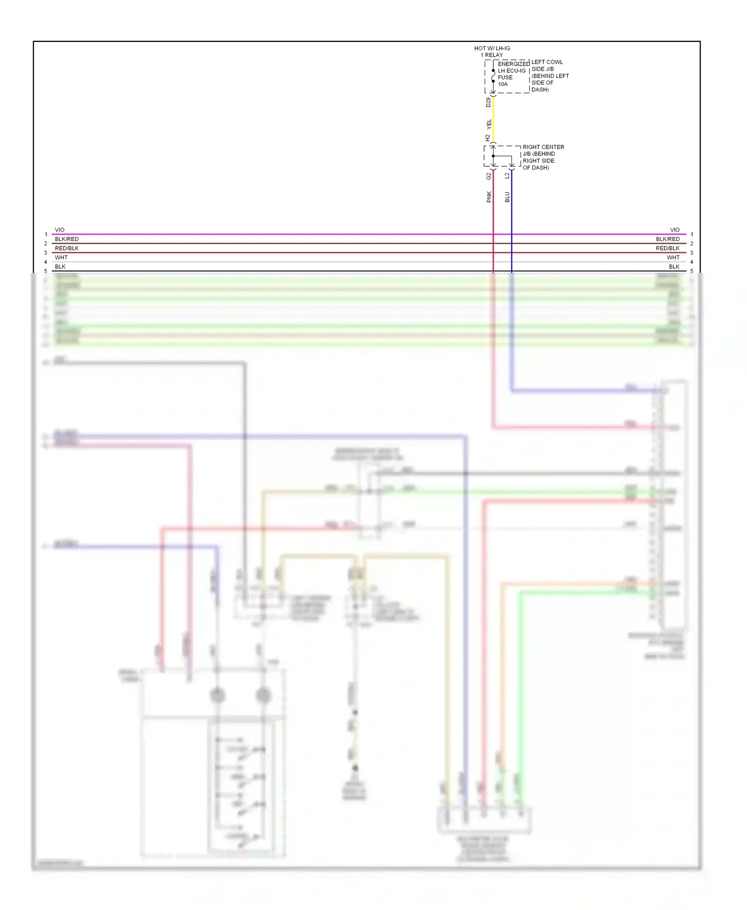 Wiring diagram gnd igb for Lexus GS III facelift (2007-2011) (2 of 2)