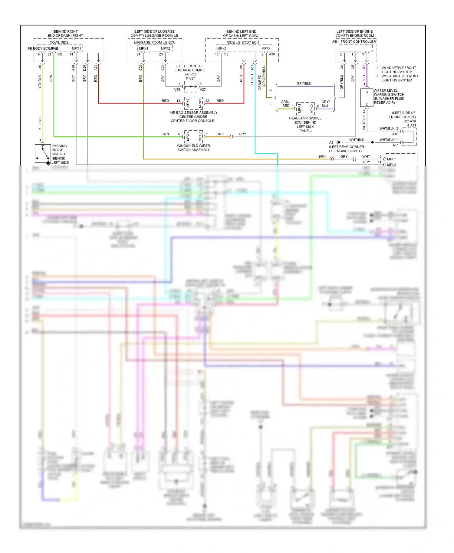 Wiring diagram grn for Lexus GS III facelift (2007-2011) (135 of 165)