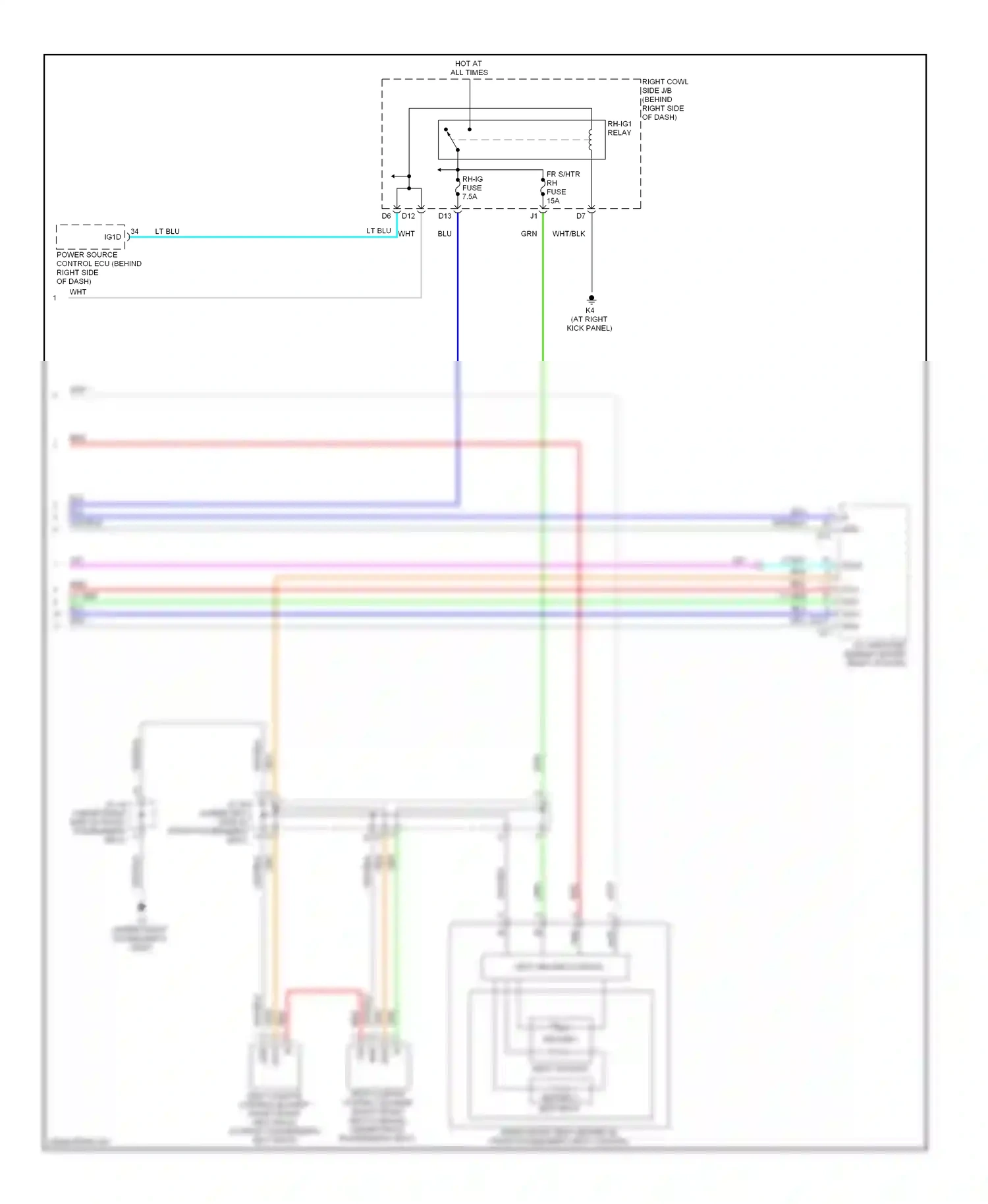 Wiring diagram grn for Lexus GS III facelift (2007-2011) (72 of 165)