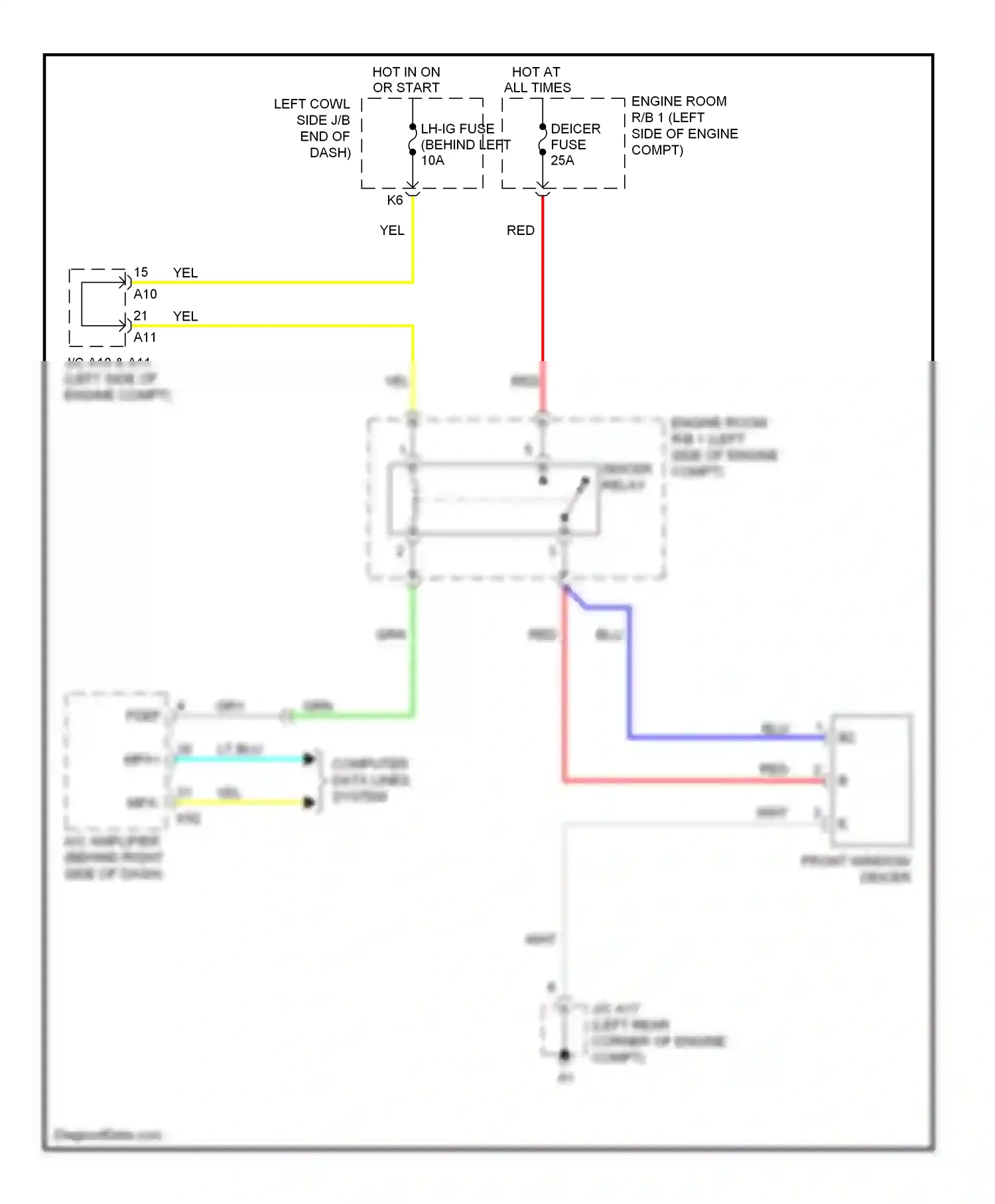 Wiring diagram lt blu for Lexus GS III facelift (2007-2011) (99 of 130)