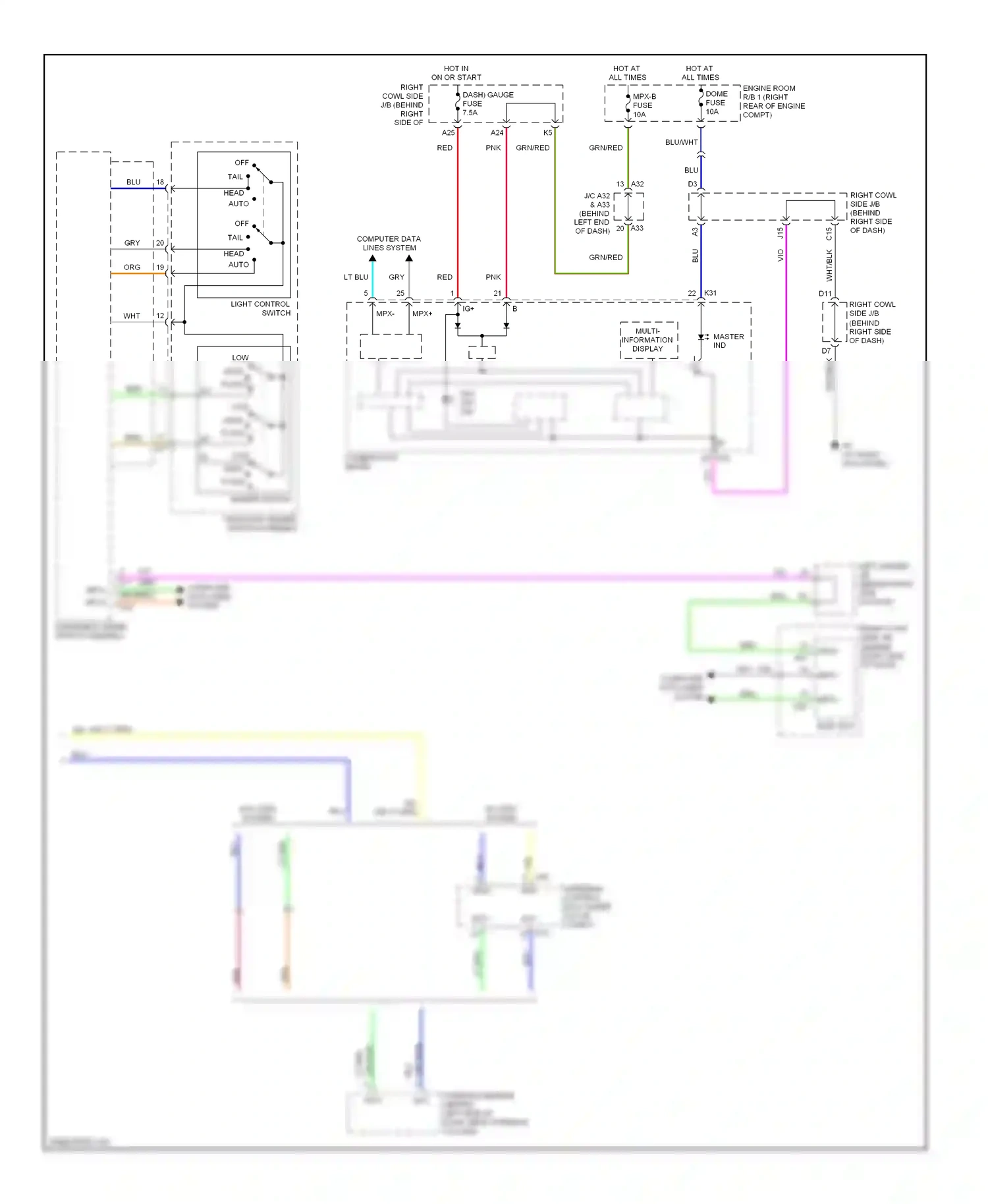 Wiring diagram lt grn for Lexus GS III facelift (2007-2011) (32 of 151)