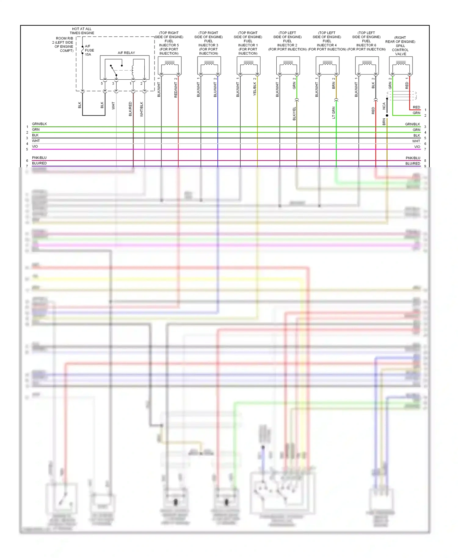 Wiring diagram lt grn for Lexus GS III facelift (2007-2011) (38 of 151)