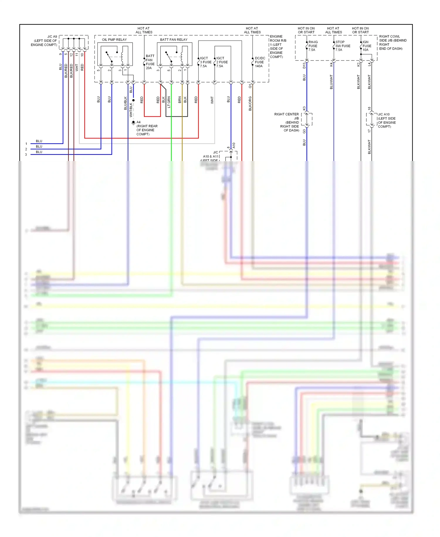 Wiring diagram nca for Lexus GS III facelift (2007-2011) (38 of 62)