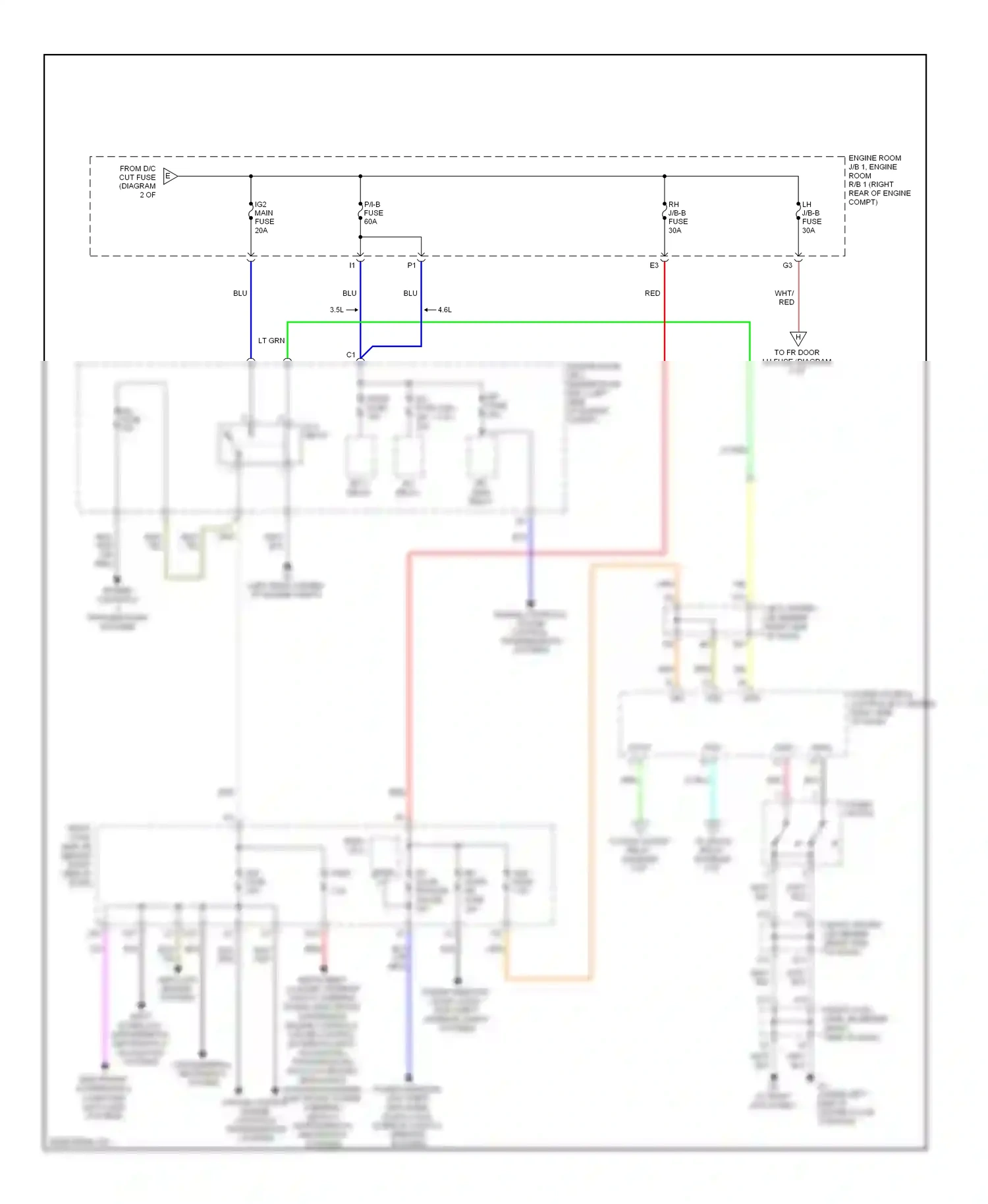 Wiring diagram (or for Lexus GS III facelift (2007-2011) (4 of 5)