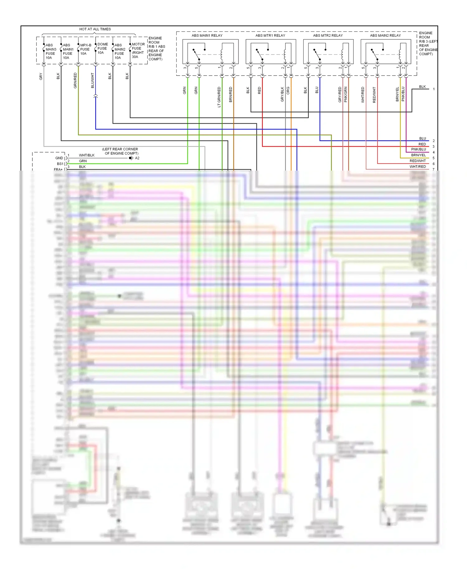 Wiring diagram org/ for Lexus GS III facelift (2007-2011) (1 of 126)