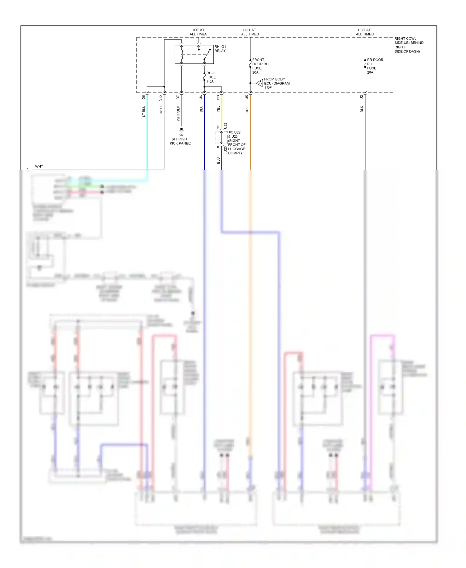 Wiring diagram pnk for Lexus GS III facelift (2007-2011) (45 of 146)