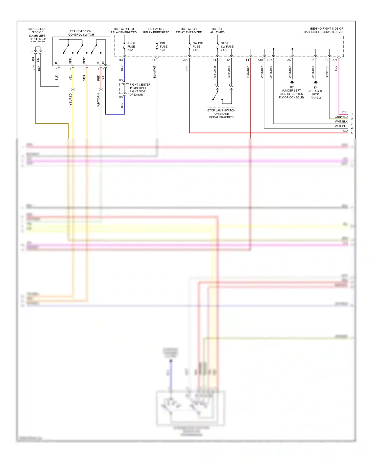 Wiring diagram pnk for Lexus GS III facelift (2007-2011) (83 of 146)