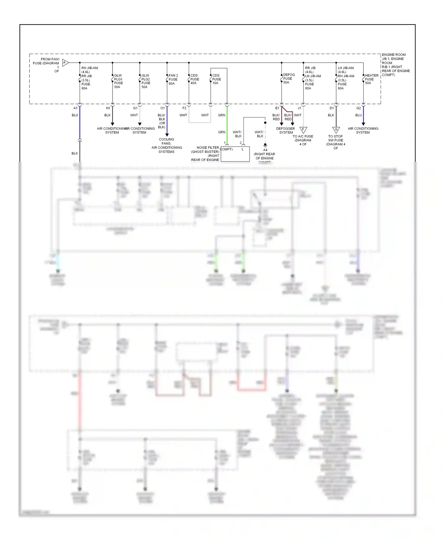 Wiring diagram psb fuse for Lexus GS III facelift (2007-2011) (2 of 3)
