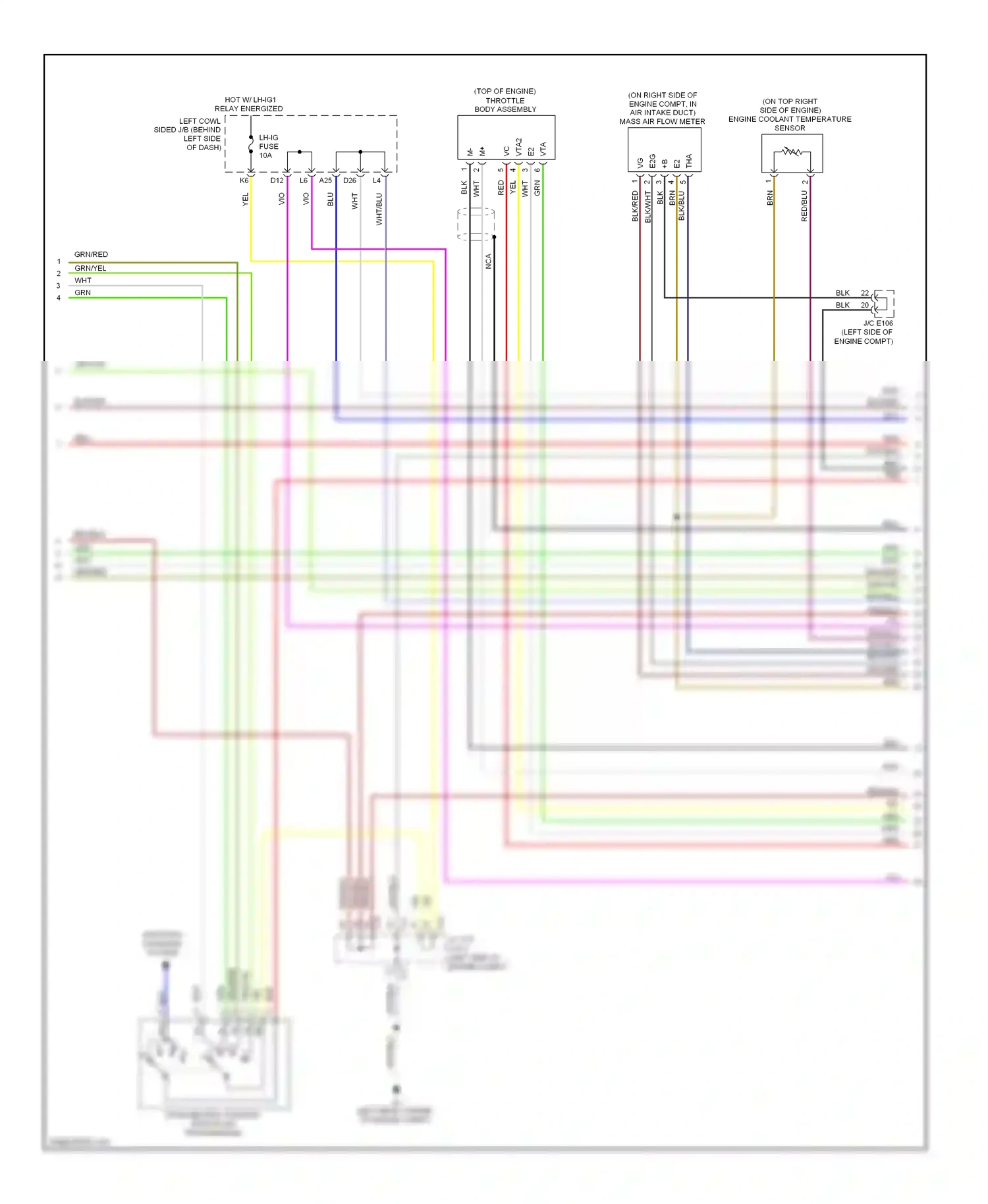 Wiring diagram red/blk for Lexus GS III facelift (2007-2011) (52 of 58)