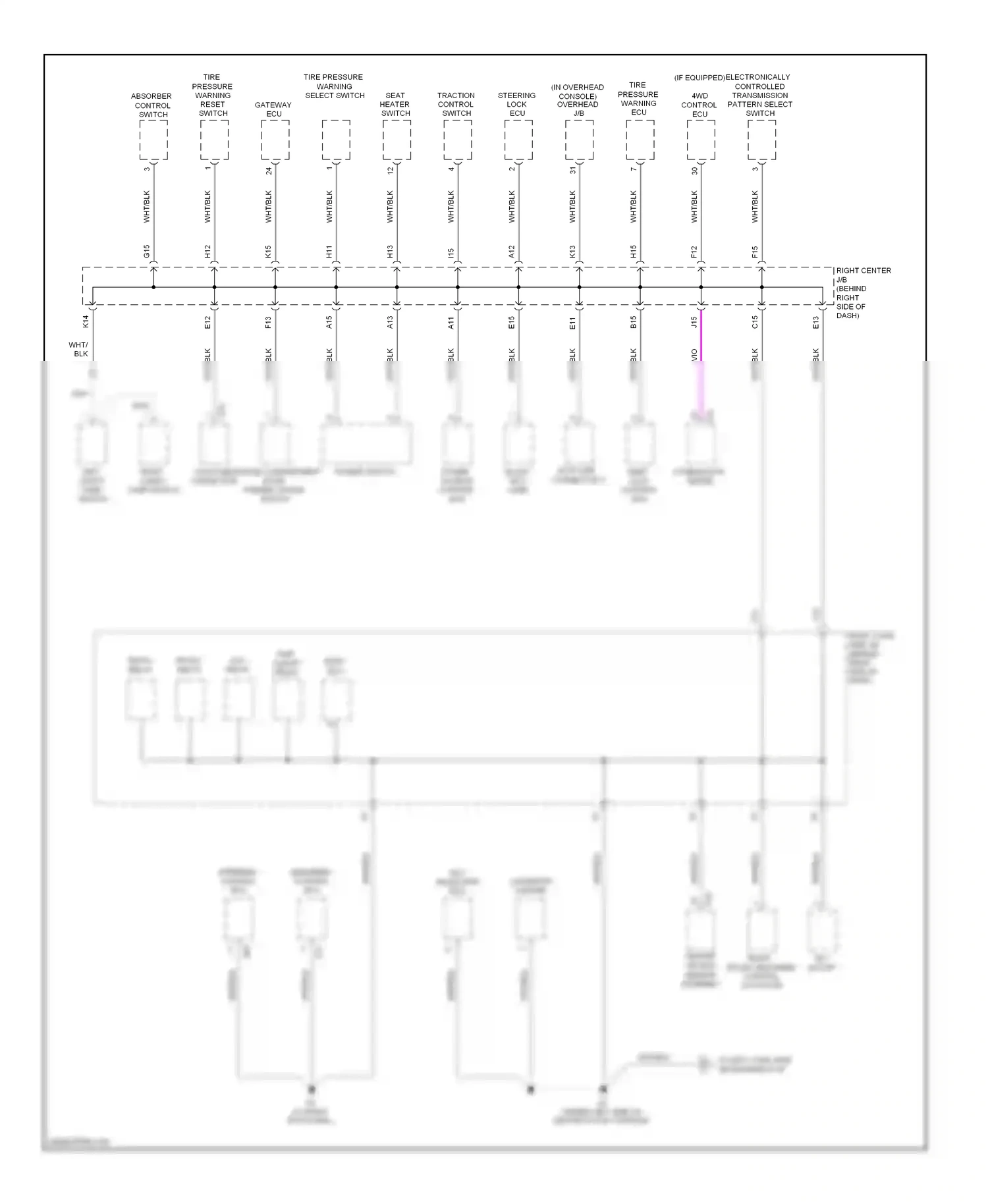 Wiring diagram relay relay for Lexus GS III facelift (2007-2011) (1 of 1)