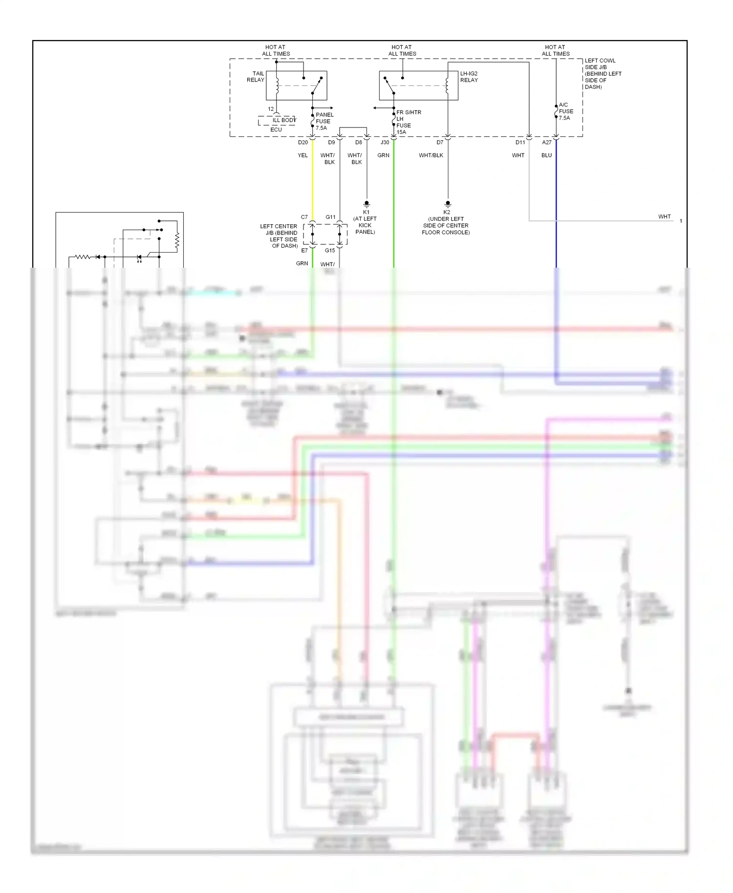 Wiring diagram wht for Lexus GS III facelift (2007-2011) (91 of 191)