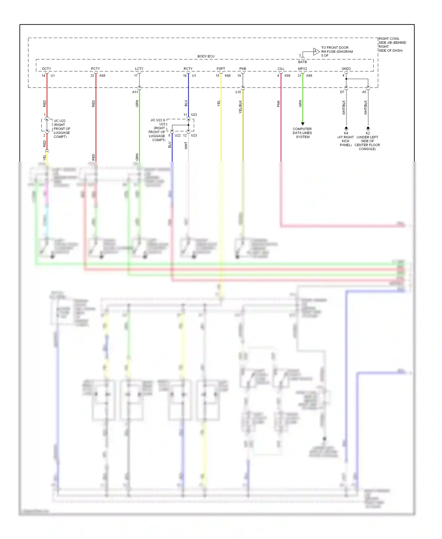 Wiring diagram wht for Lexus GS III facelift (2007-2011) (61 of 191)