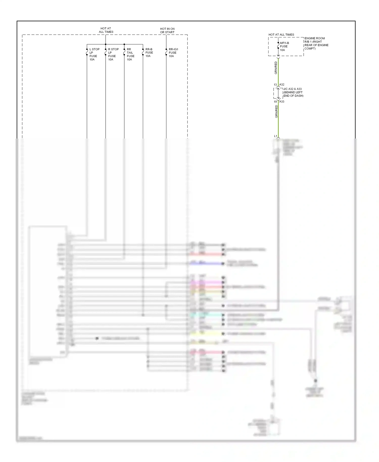 Wiring diagram wht for Lexus GS III facelift (2007-2011) (20 of 191)