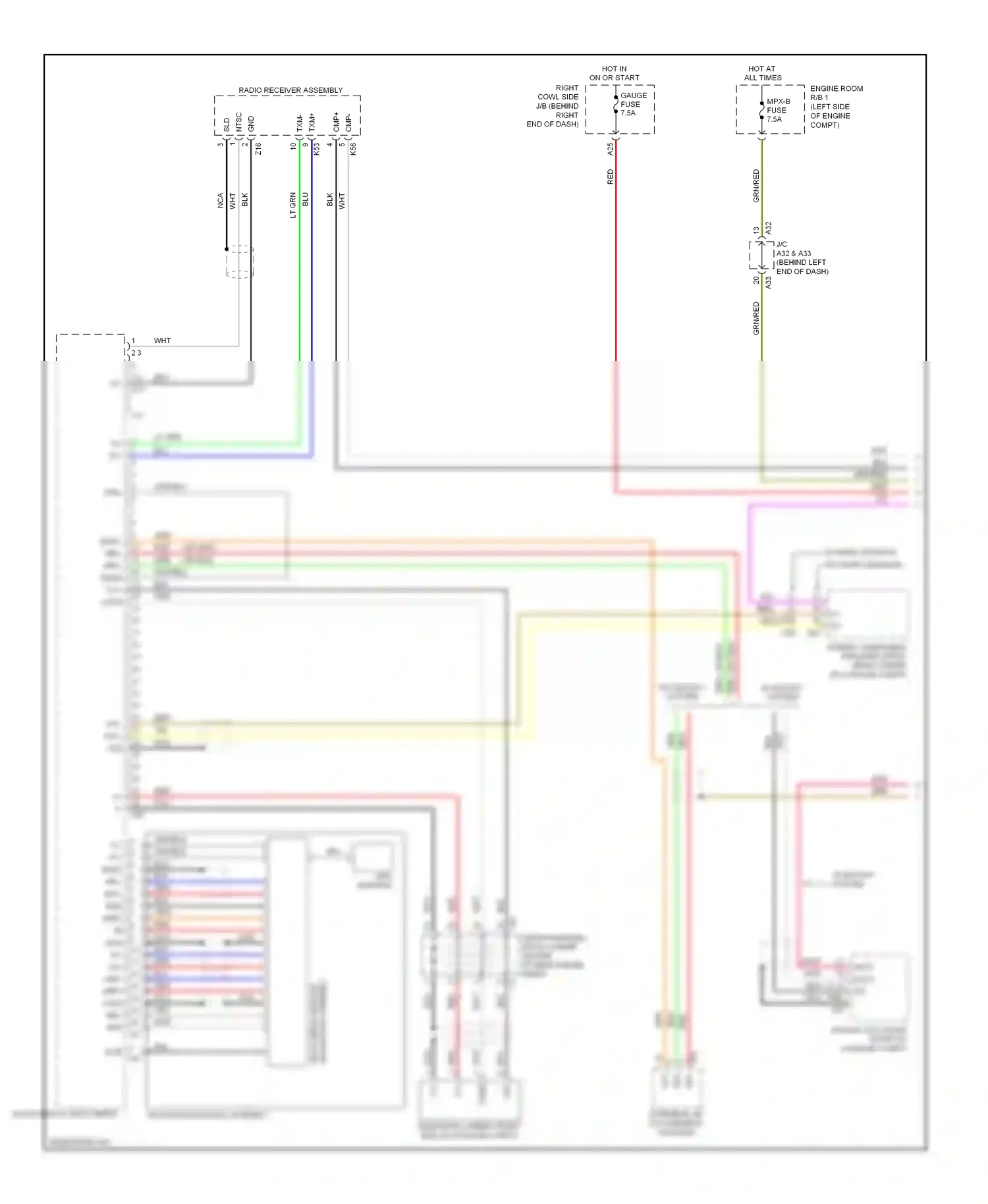 Wiring diagram wht/blk for Lexus GS III facelift (2007-2011) (154 of 179)
