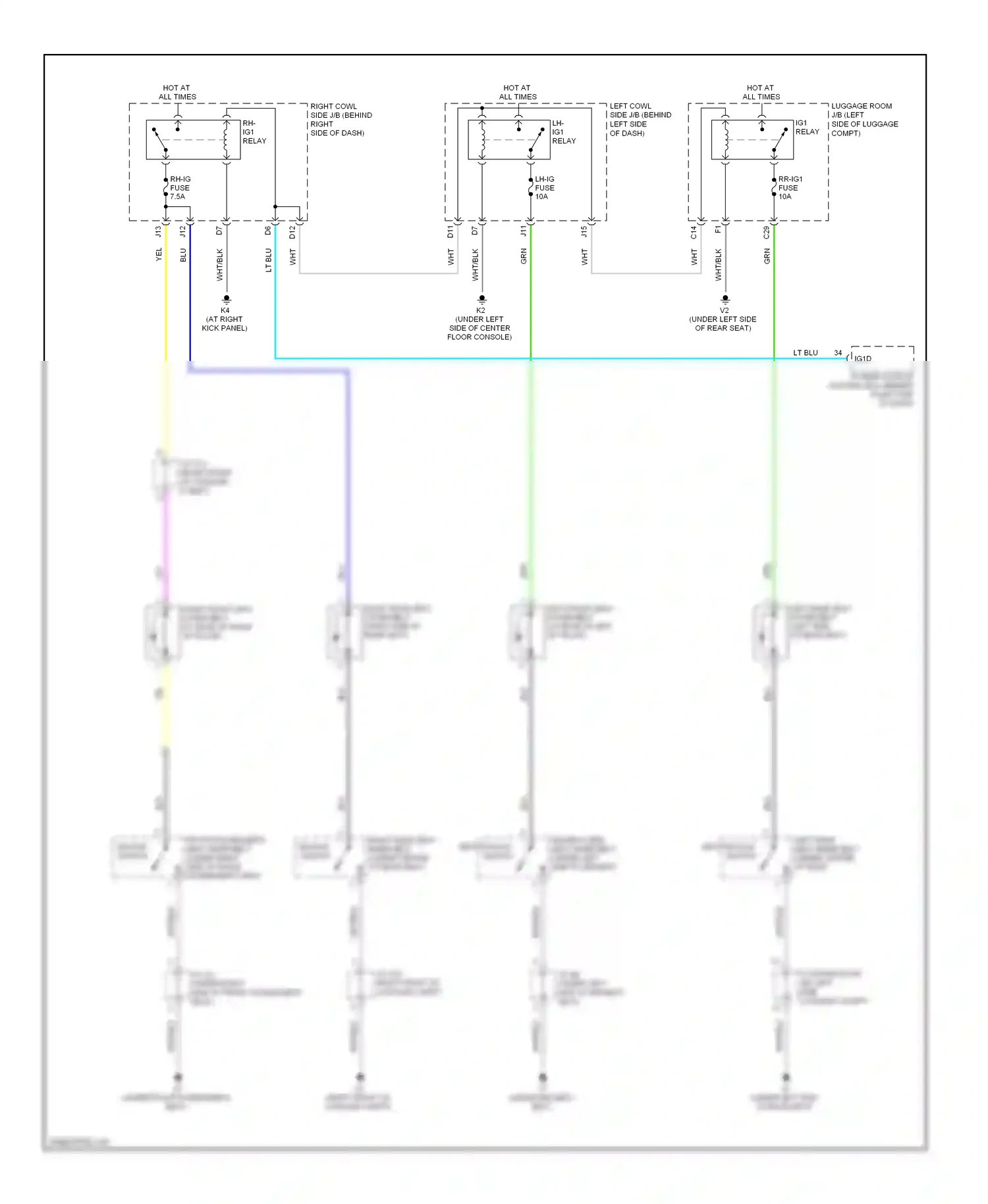 Wiring diagram wht/blk for Lexus GS III facelift (2007-2011) (76 of 179)