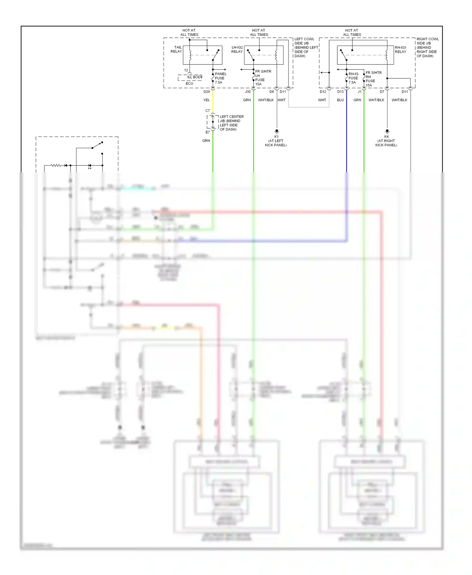 Wiring diagram wht/blk for Lexus GS III facelift (2007-2011) (83 of 179)