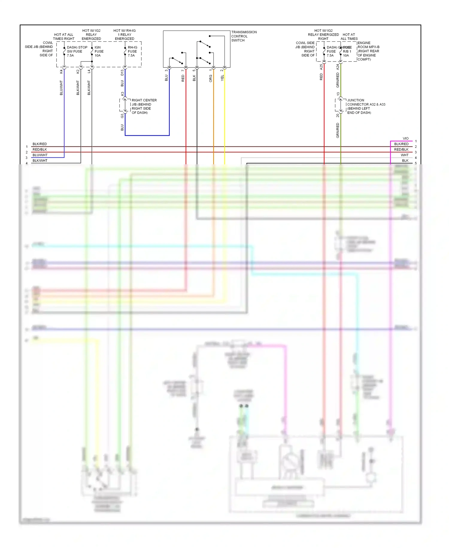 Wiring diagram wht/blk for Lexus GS III facelift (2007-2011) (162 of 179)