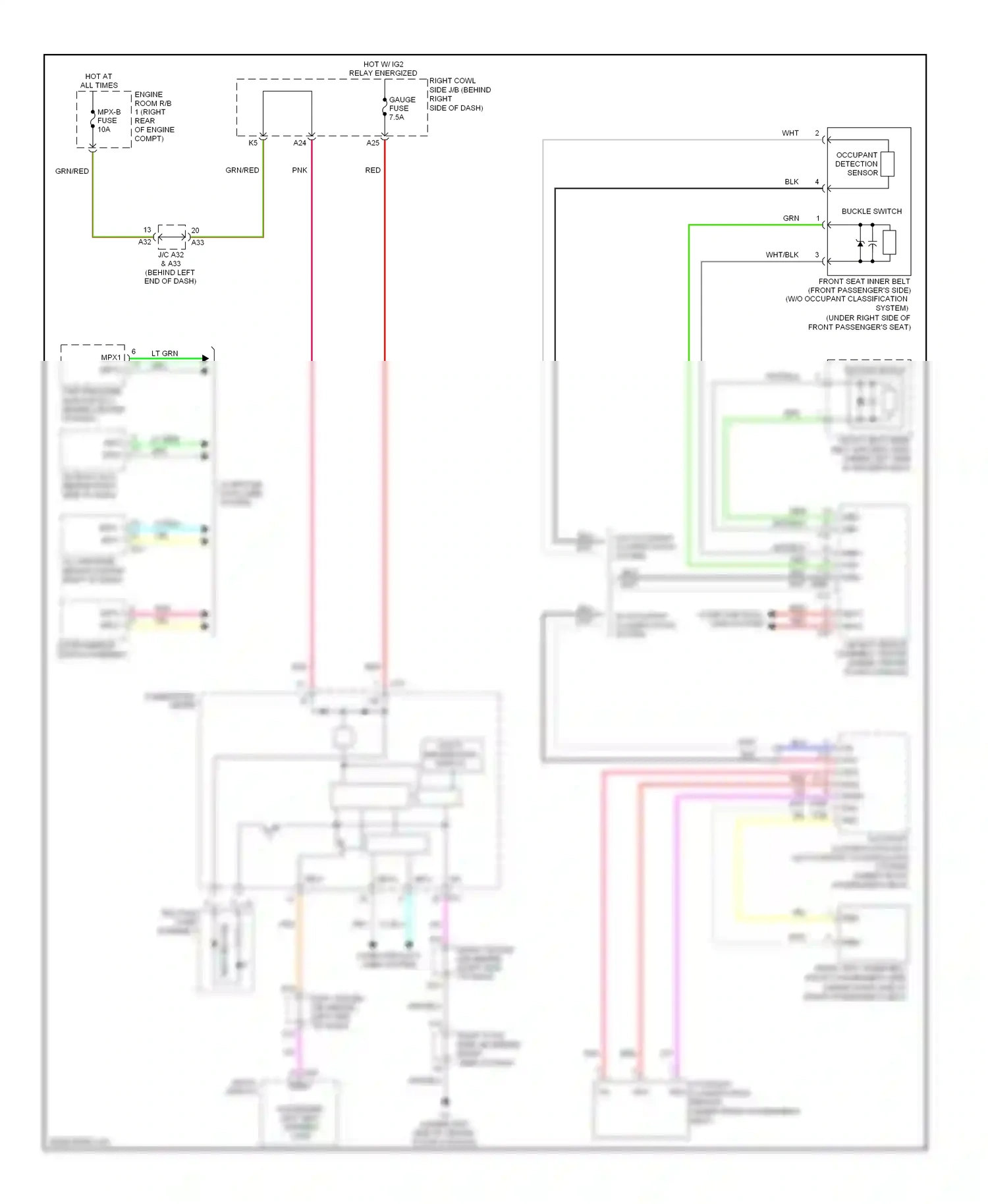 Wiring diagram yel for Lexus GS III facelift (2007-2011) (109 of 173)