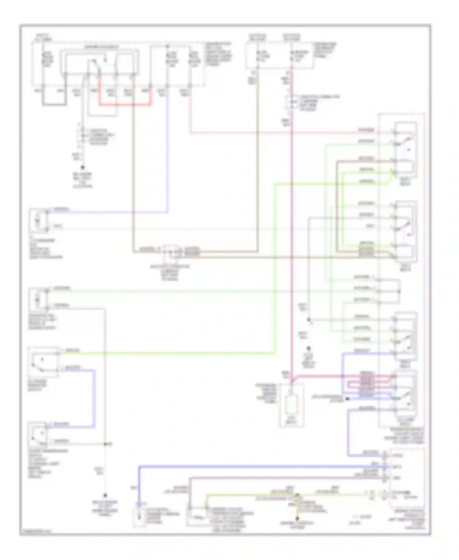 GS Lexus III (2004-2007): Cooling fan circuit