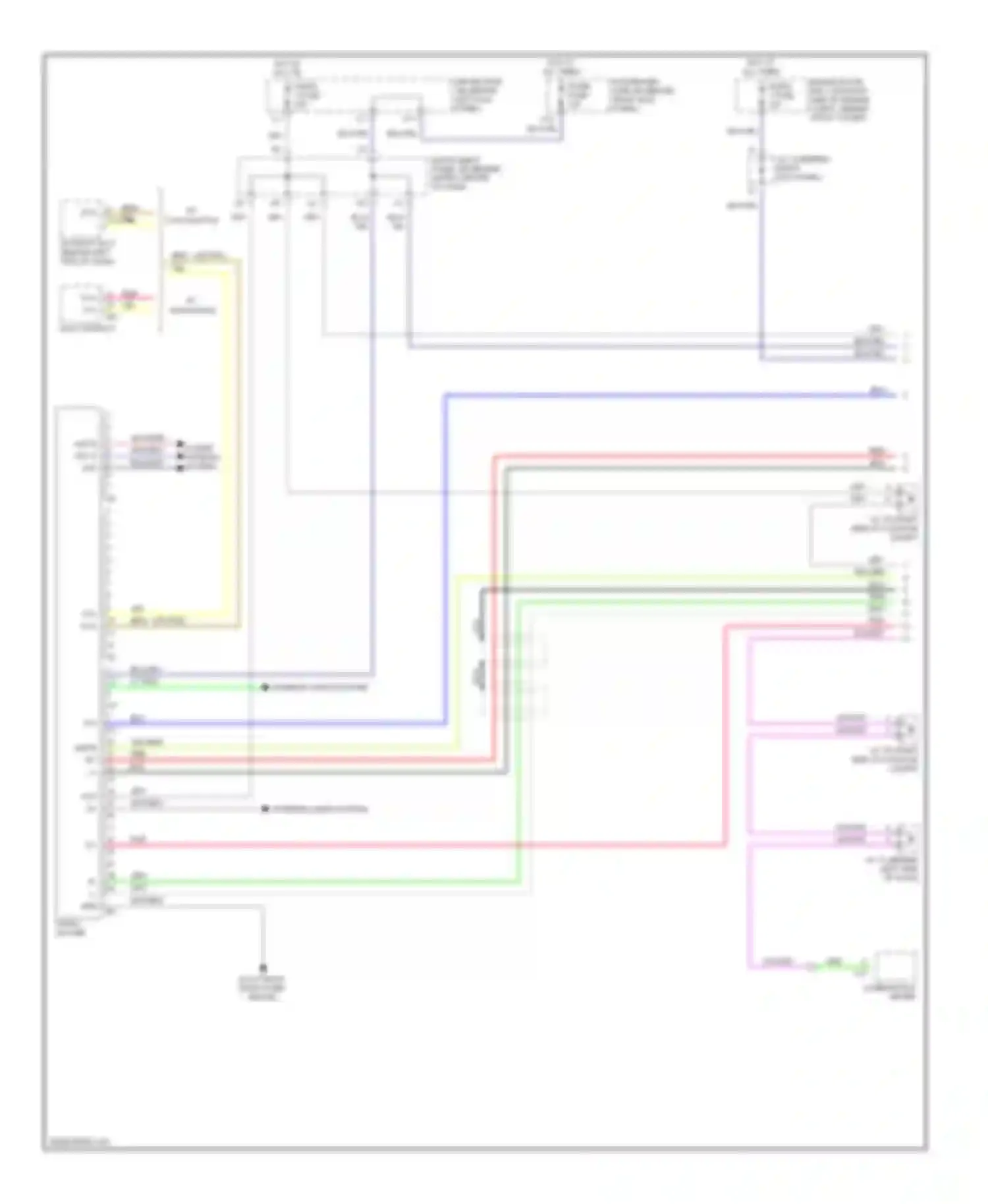 GS Lexus III (2004-2007): Radio circuit, with mark levinson (1 of 2)