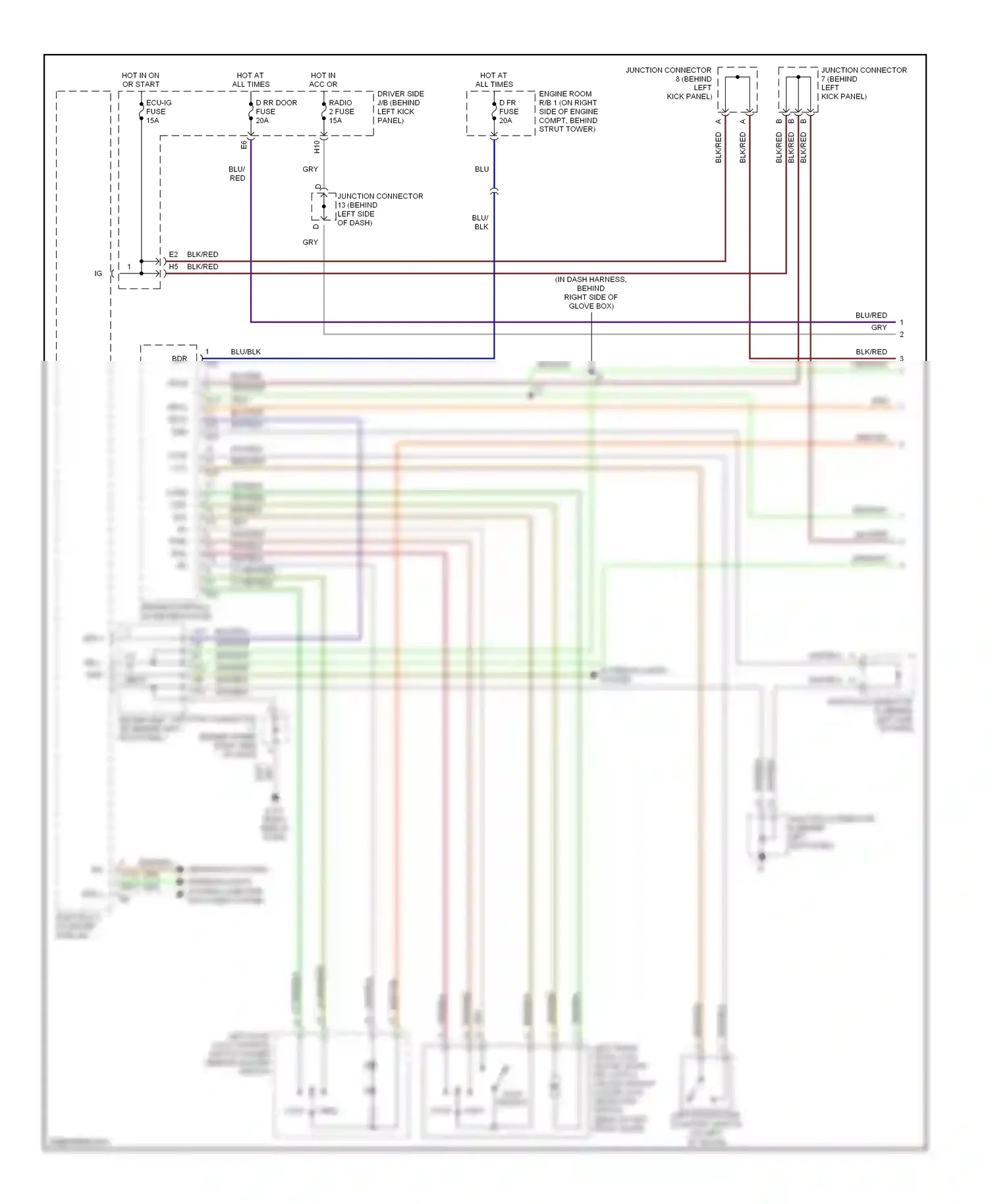 Wiring diagram lt grn/blk for Lexus GS III (2004-2007) (4 of 17)