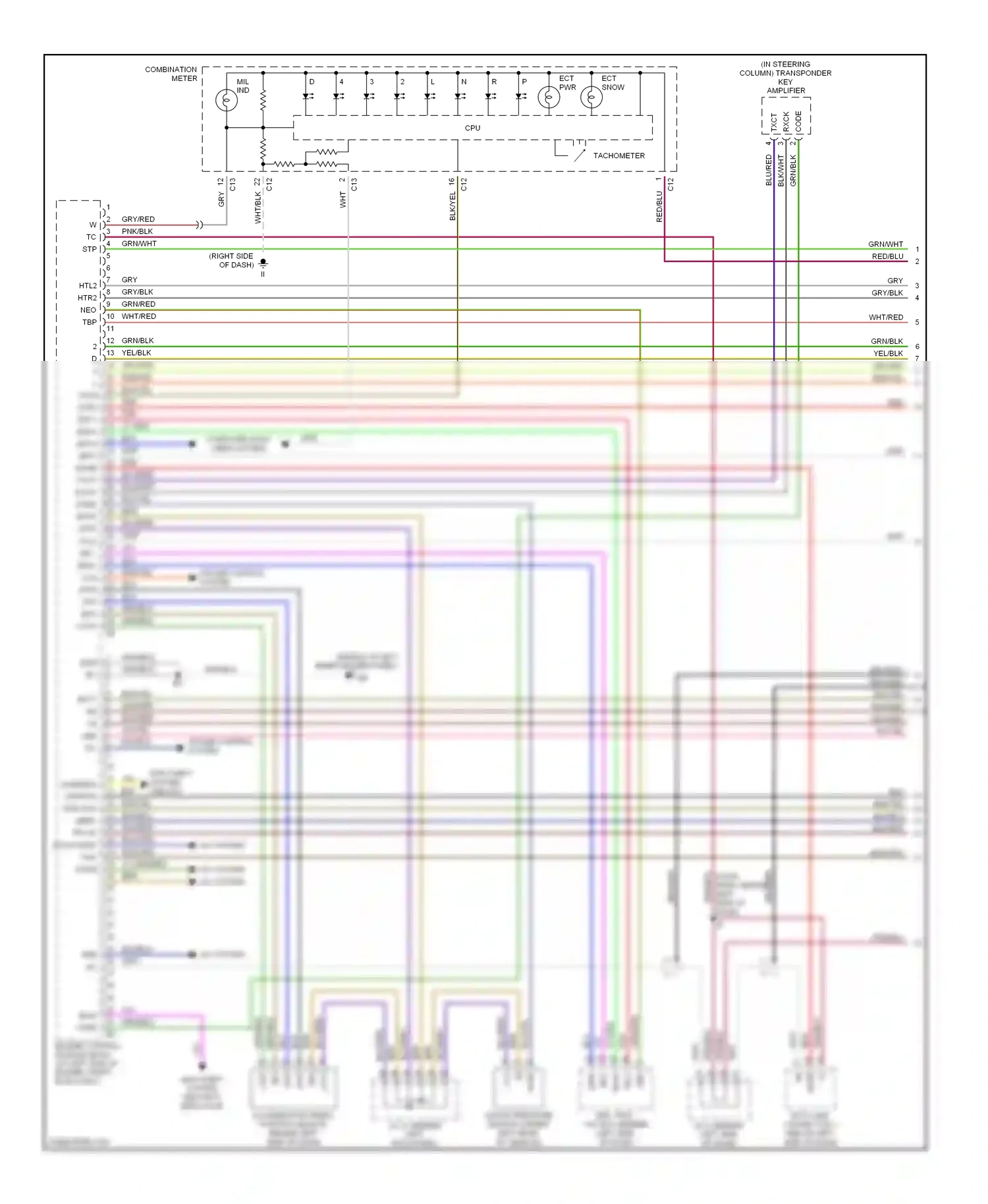 Wiring diagram lt grn/red for Lexus GS III (2004-2007) (16 of 16)