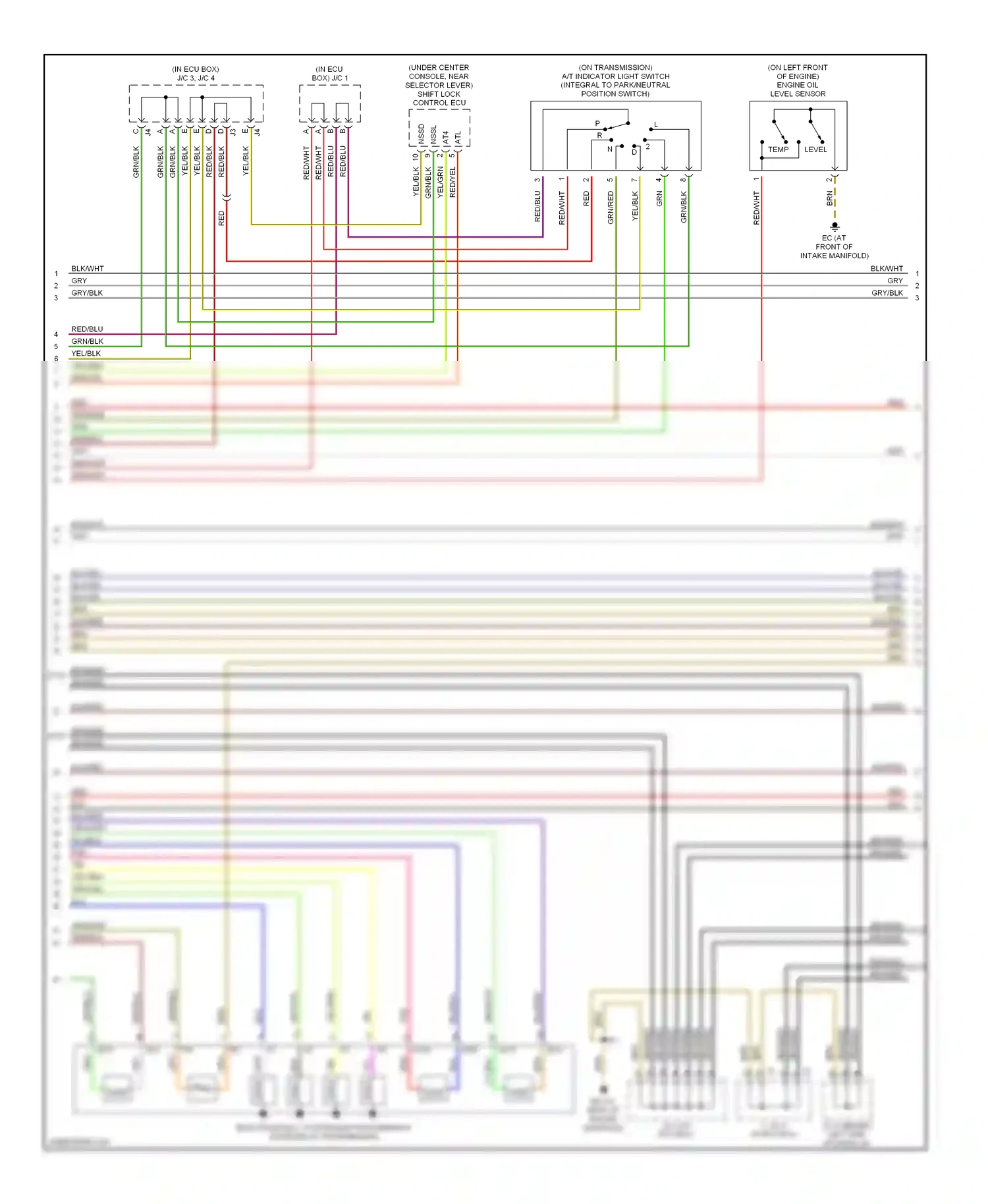 Wiring diagram red/blk for Lexus GS III (2004-2007) (10 of 19)