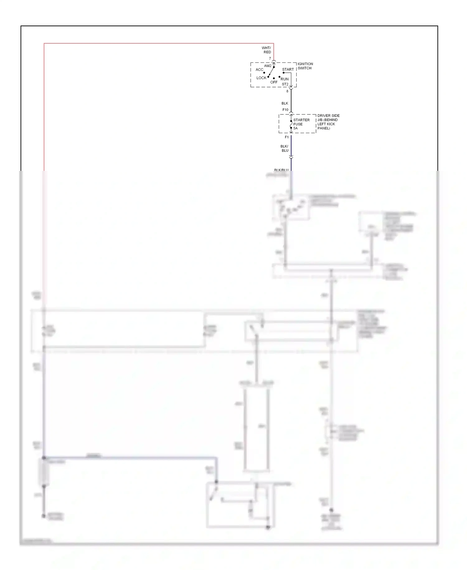 Wiring diagram starter fuse for Lexus GS III (2004-2007) (1 of 3)