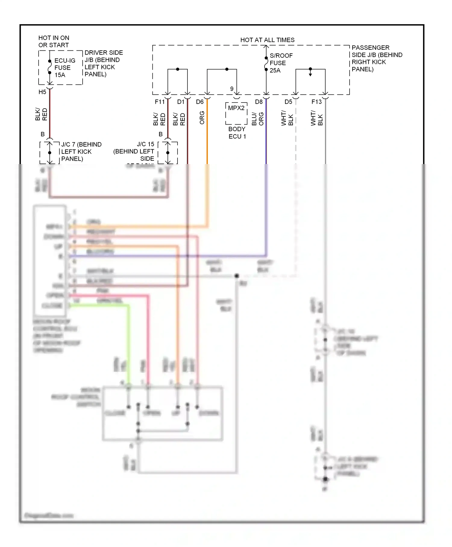 Wiring diagram wht for Lexus GS III (2004-2007) (40 of 59)