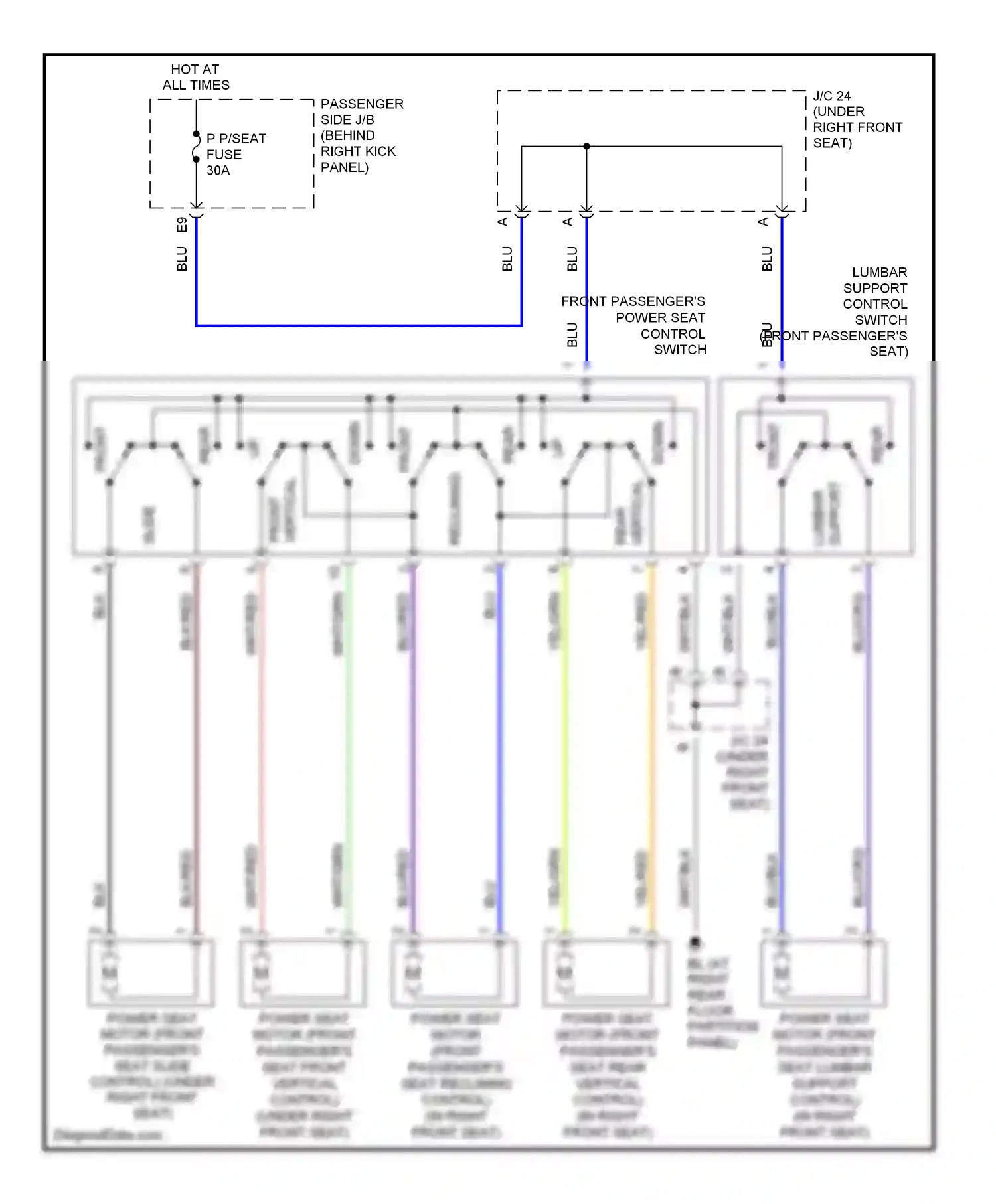 Wiring diagram wht/blk for Lexus GS III (2004-2007) (44 of 67)