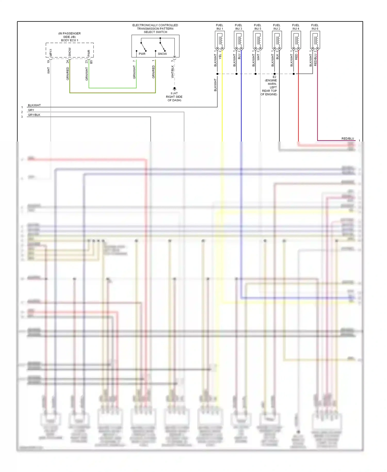 Wiring diagram wht/blk for Lexus GS III (2004-2007) (20 of 67)