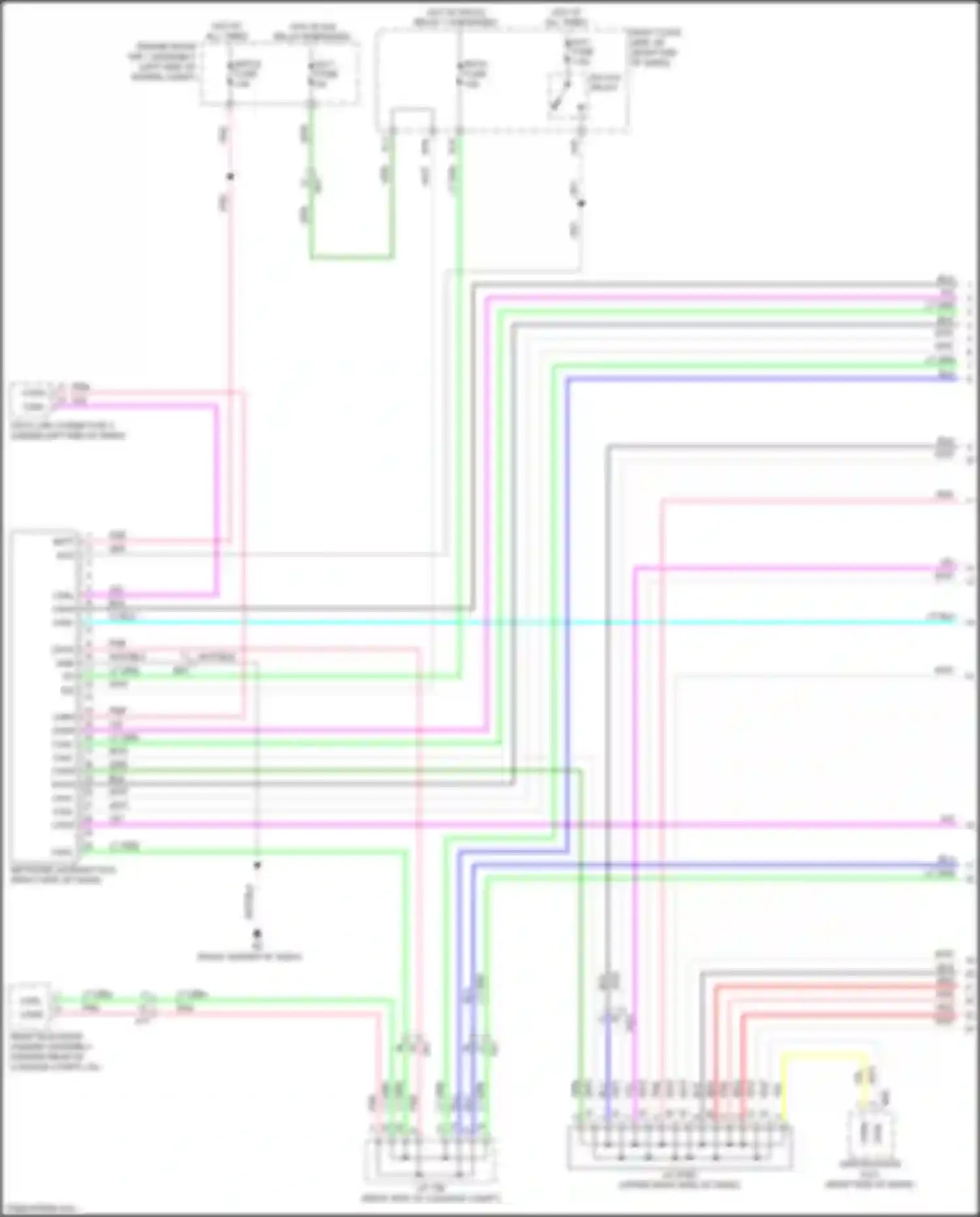 GS Lexus IV facelift (2015-2020): High/low bus circuit (1 of 6)