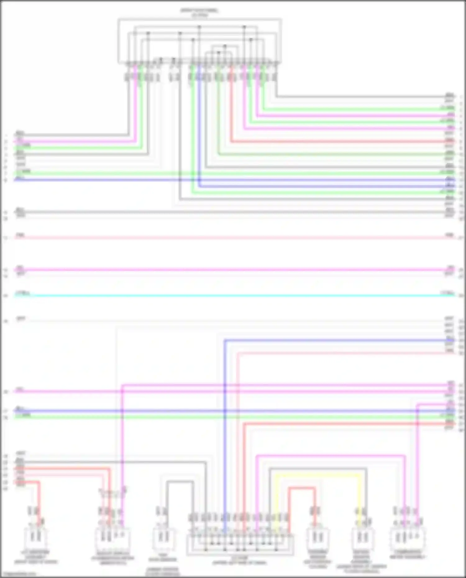 GS Lexus IV facelift (2015-2020): High/low bus circuit (2 of 6)