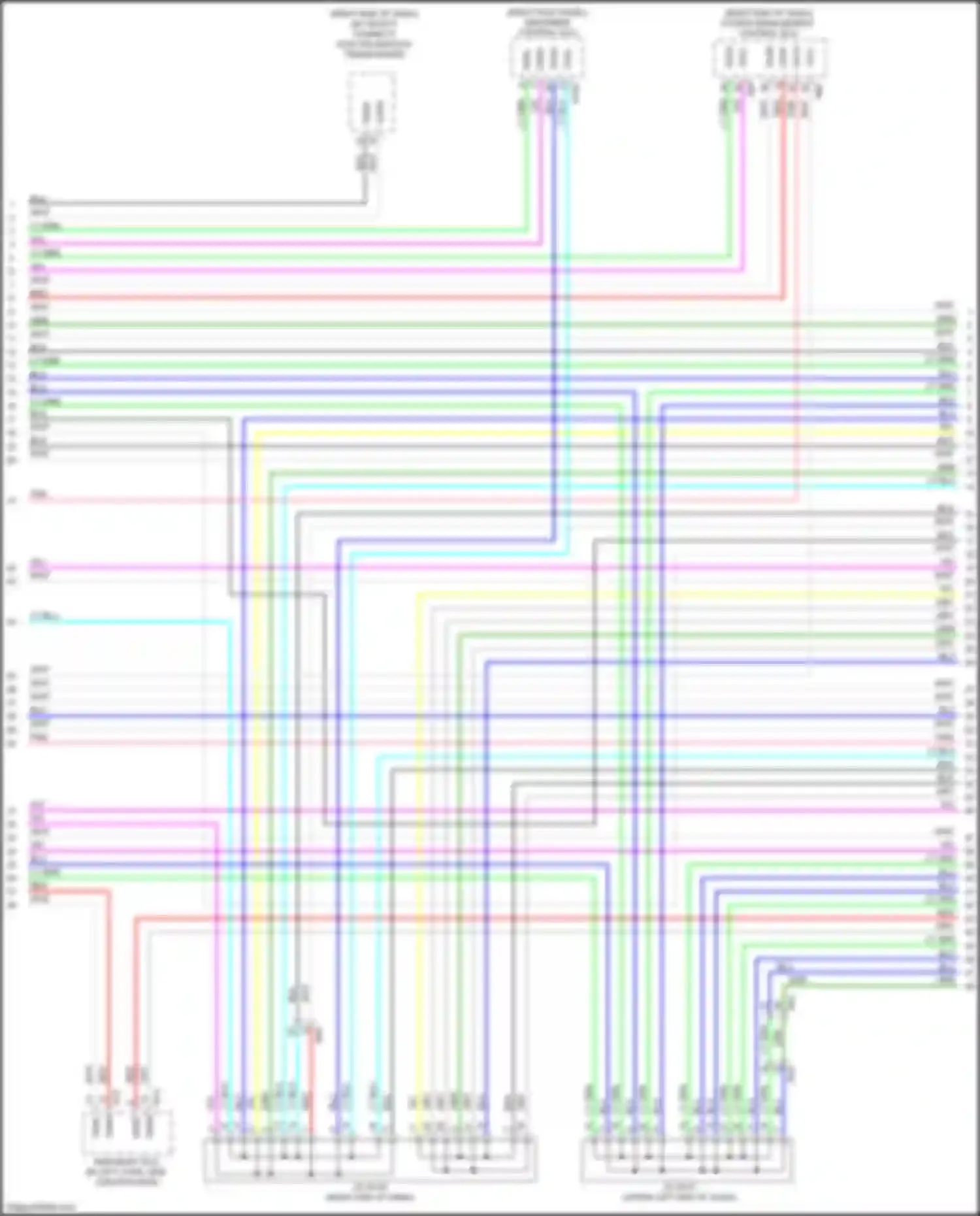 GS Lexus IV facelift (2015-2020): High/low bus circuit (3 of 6)