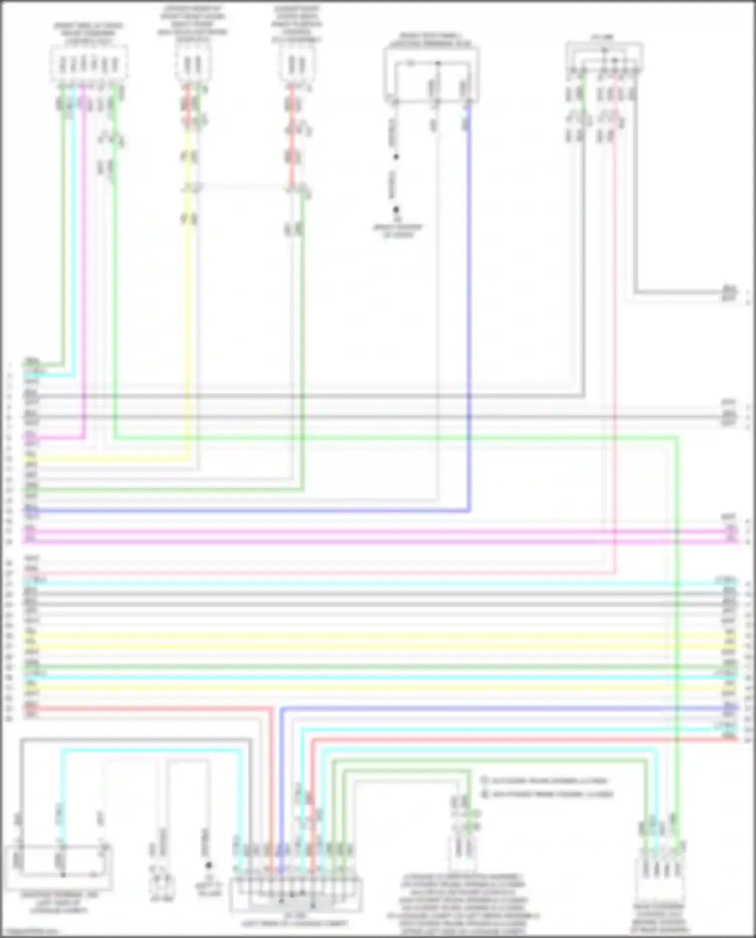 GS Lexus IV facelift (2015-2020): High/low bus circuit (5 of 6)