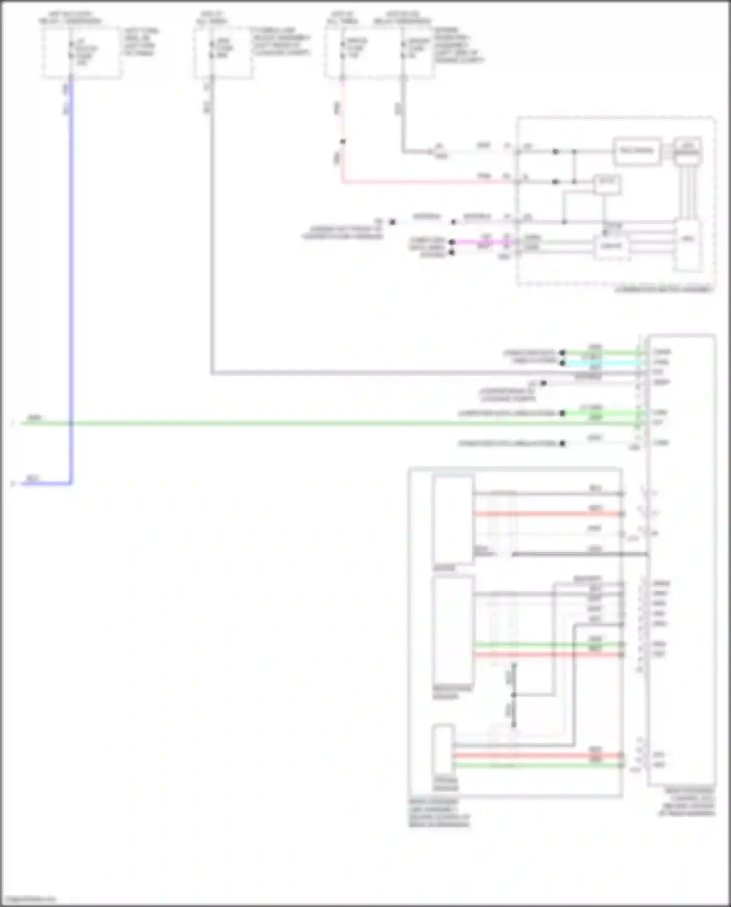 GS Lexus IV facelift (2015-2020): Progressive power steering circuit (2 of 2)