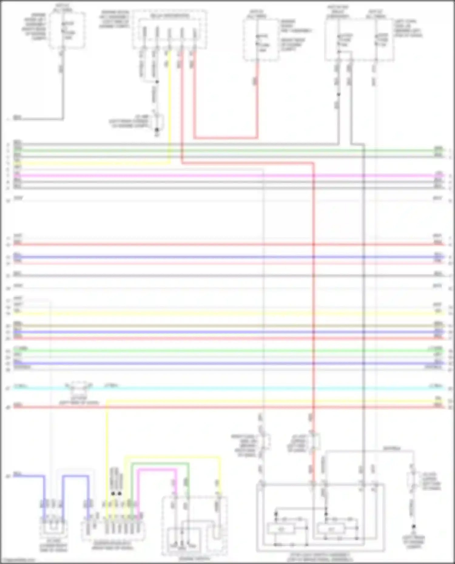 GS Lexus IV facelift (2015-2020): Wiring diagram engine performance 2.0l turbo (2 of 9)