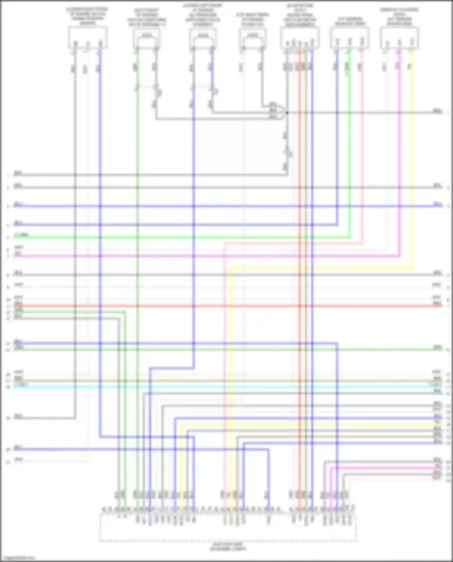 GS Lexus IV facelift (2015-2020): Wiring diagram engine performance 2.0l turbo (6 of 9)