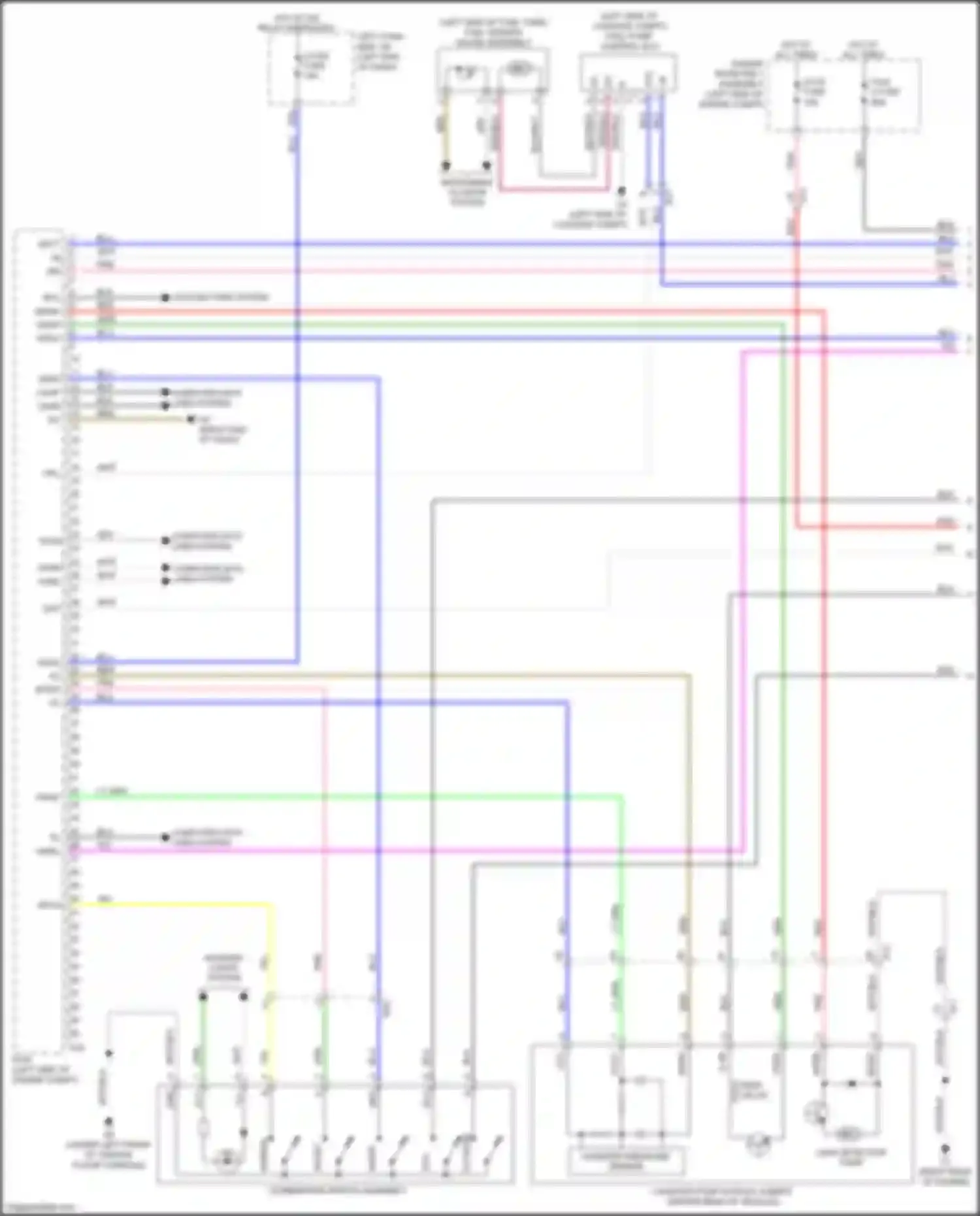 GS Lexus IV facelift (2015-2020): Wiring diagram engine performance 3.5l hybrid, engine controls circuit (1 of 7)