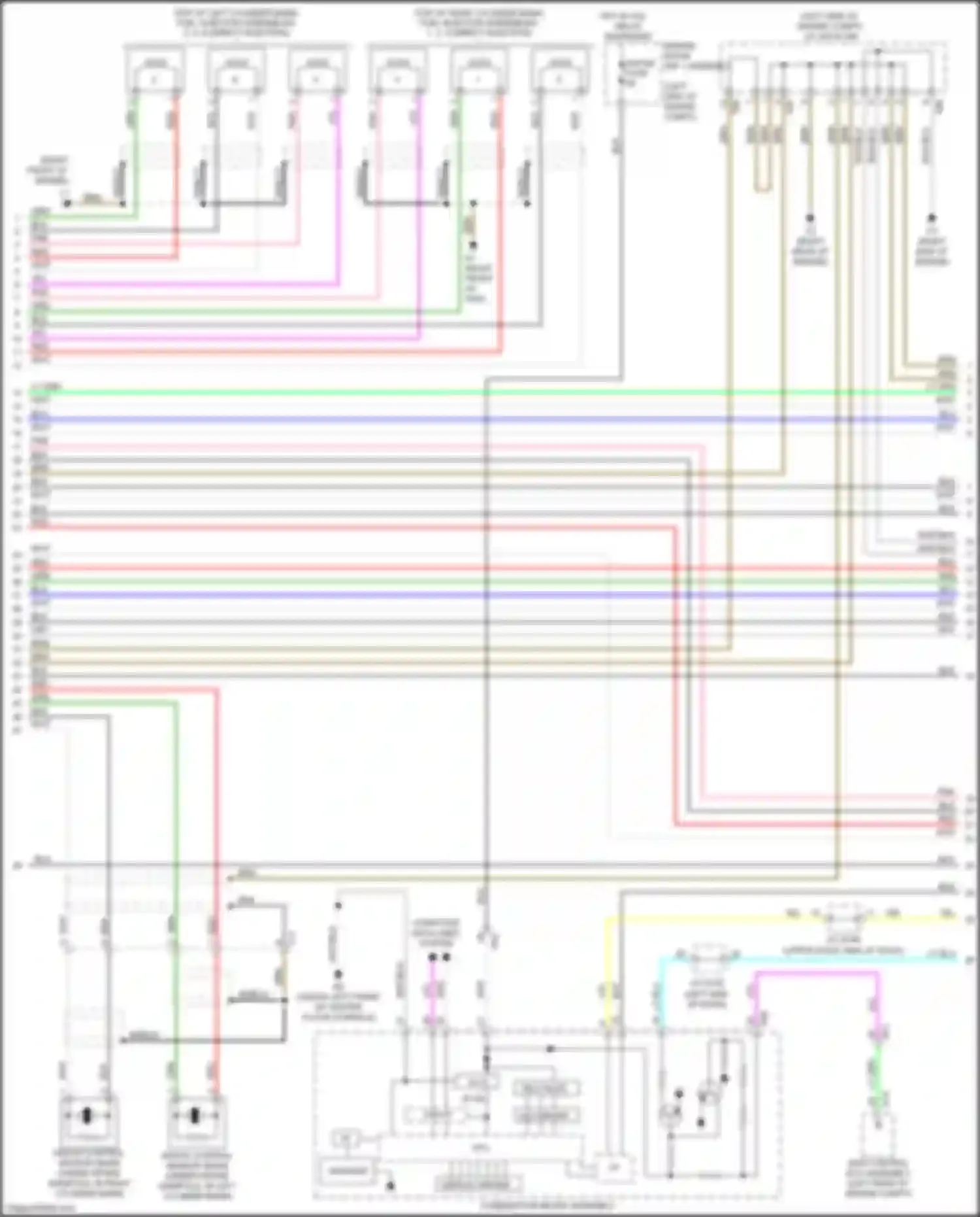 GS Lexus IV facelift (2015-2020): Wiring diagram engine performance 3.5l hybrid, engine controls circuit (6 of 7)
