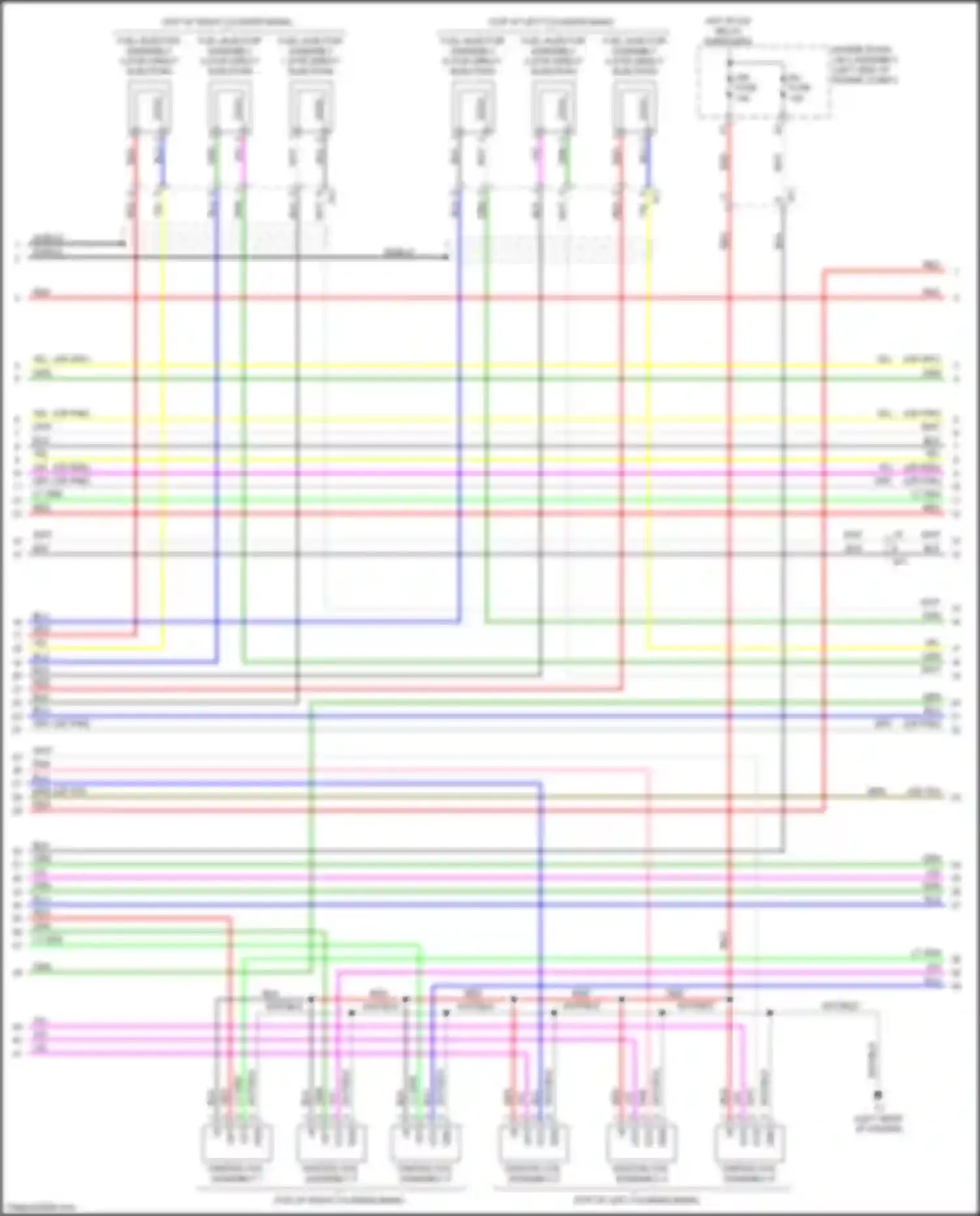 GS Lexus IV facelift (2015-2020): Wiring diagram engine performance 3.5l (2 of 11)