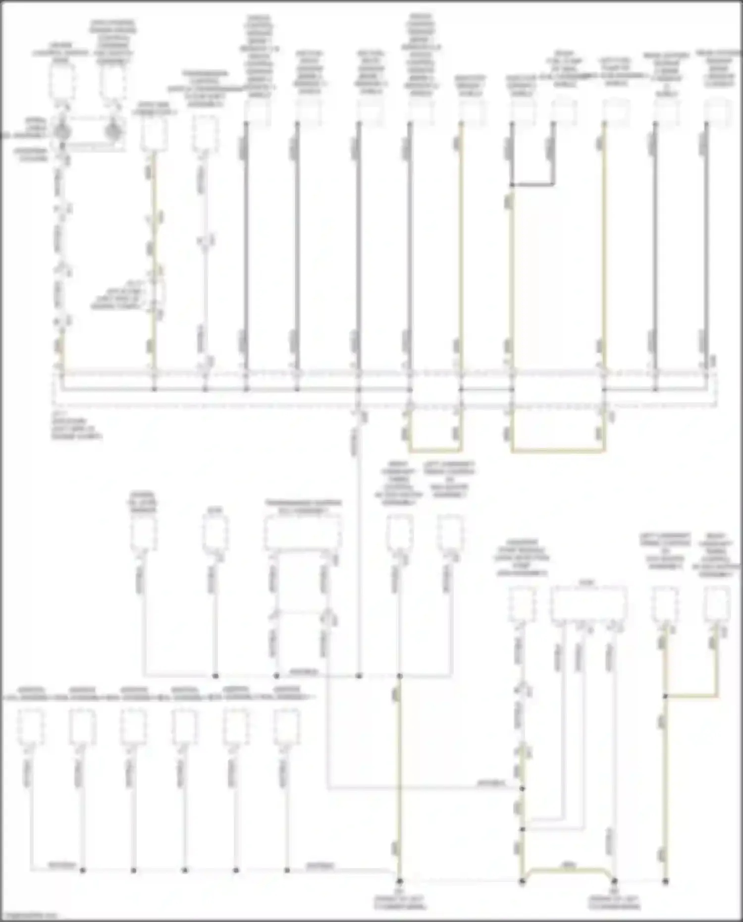 GS Lexus IV facelift (2015-2020): Ground distribution circuit (4 of 8)