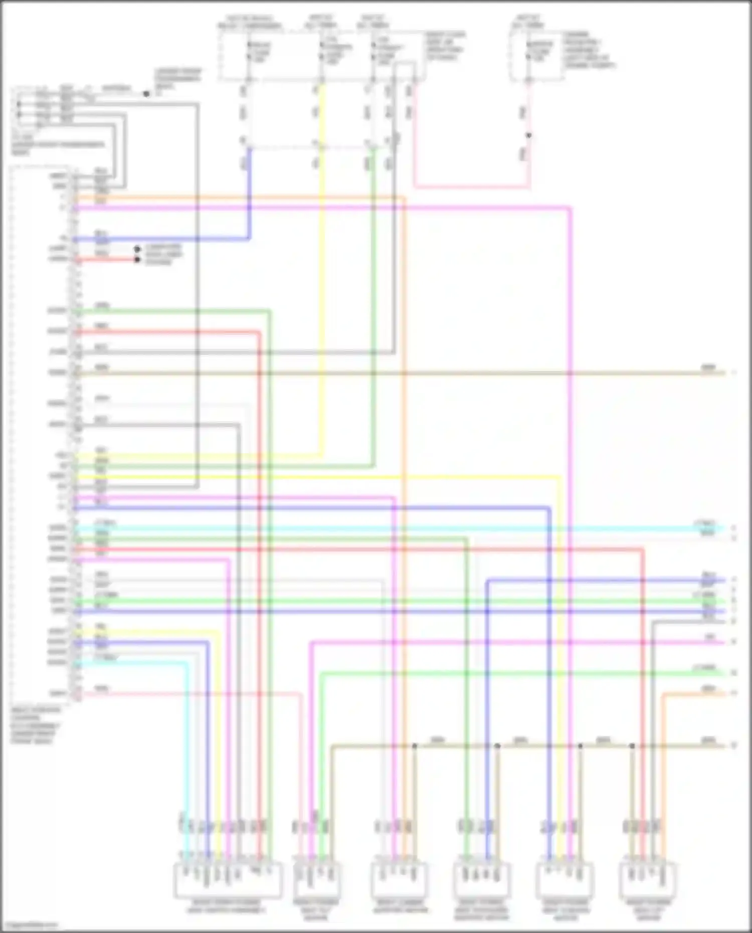 GS Lexus IV facelift (2015-2020): Passenger"s memory seat circuit (1 of 2)