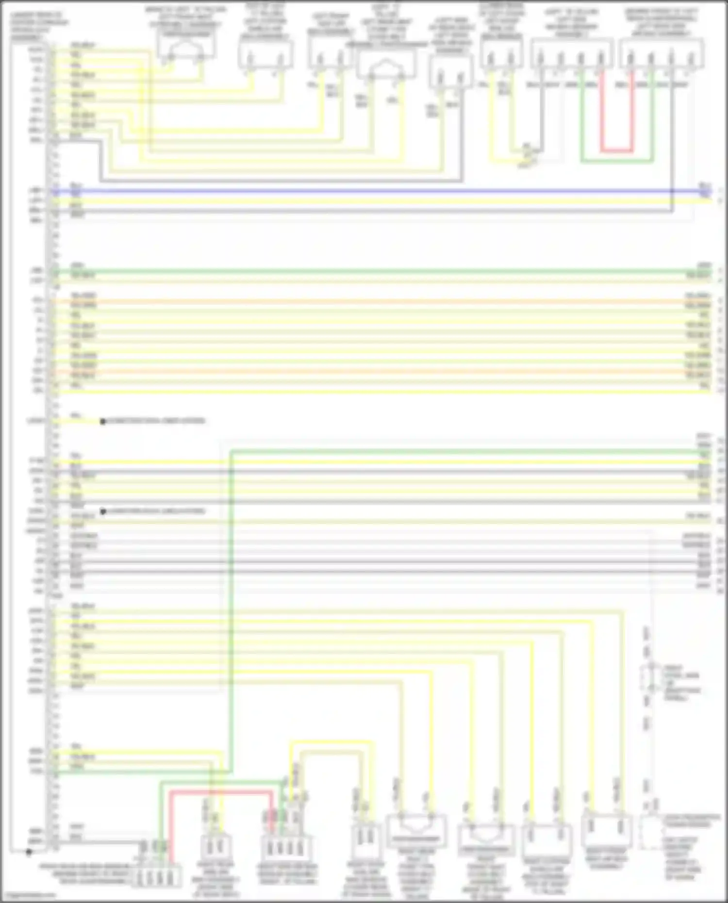 GS Lexus IV facelift (2015-2020): Supplemental restraints circuit (1 of 3)