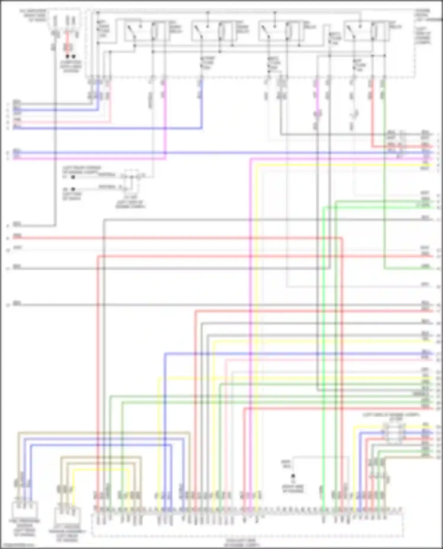 Wiring diagram a/c amplifier for Lexus GS IV facelift (2015-2020)