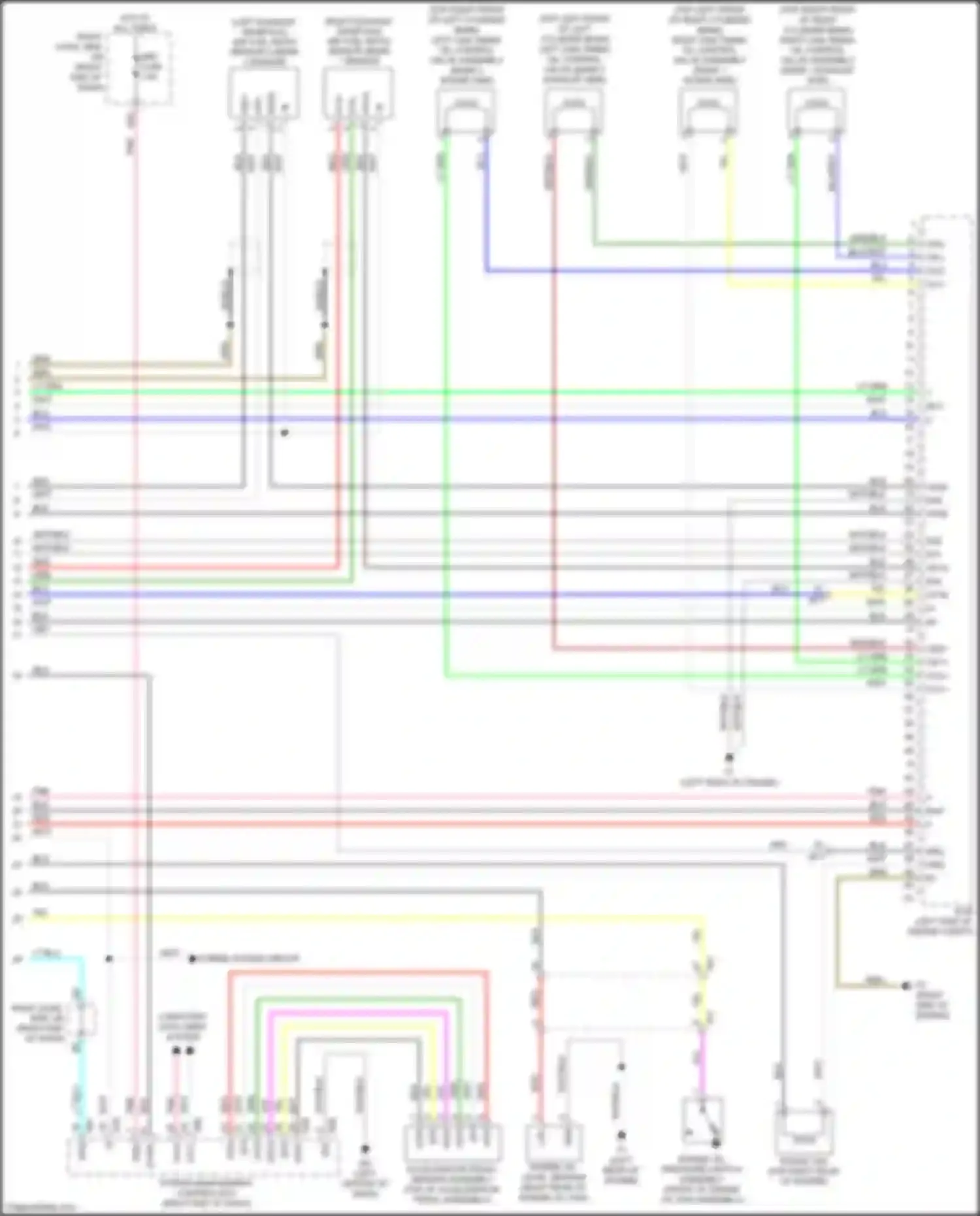 Wiring diagram blu/wht for Lexus GS IV facelift (2015-2020) (3 of 7)