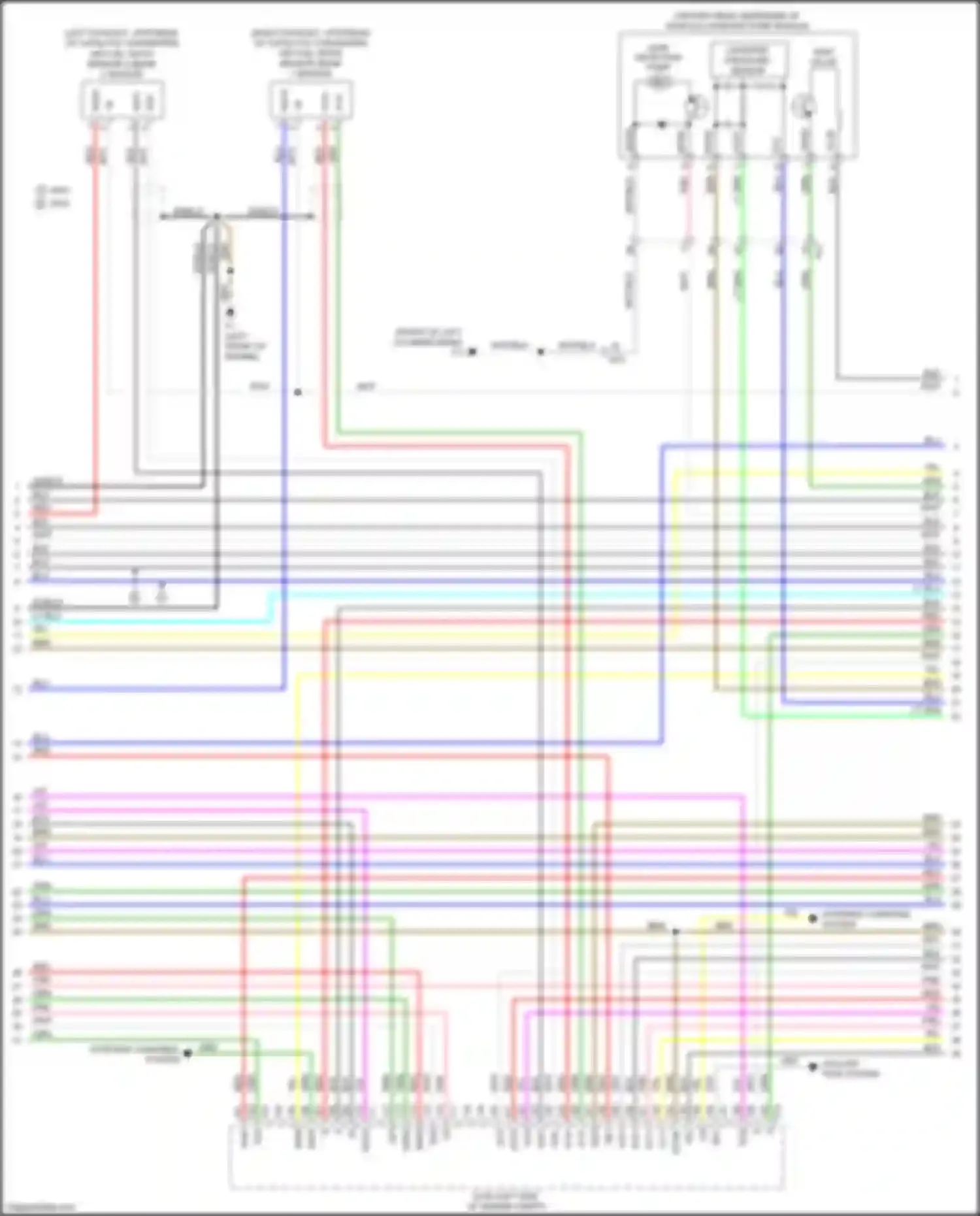 Wiring diagram leak detection pump for Lexus GS IV facelift (2015-2020)