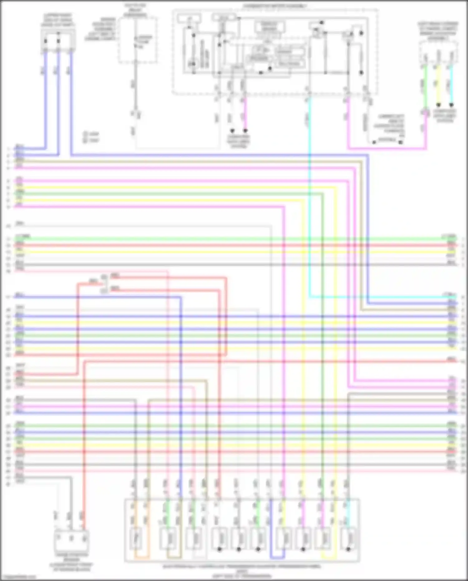 Wiring diagram i/f led driver for Lexus GS IV facelift (2015-2020)