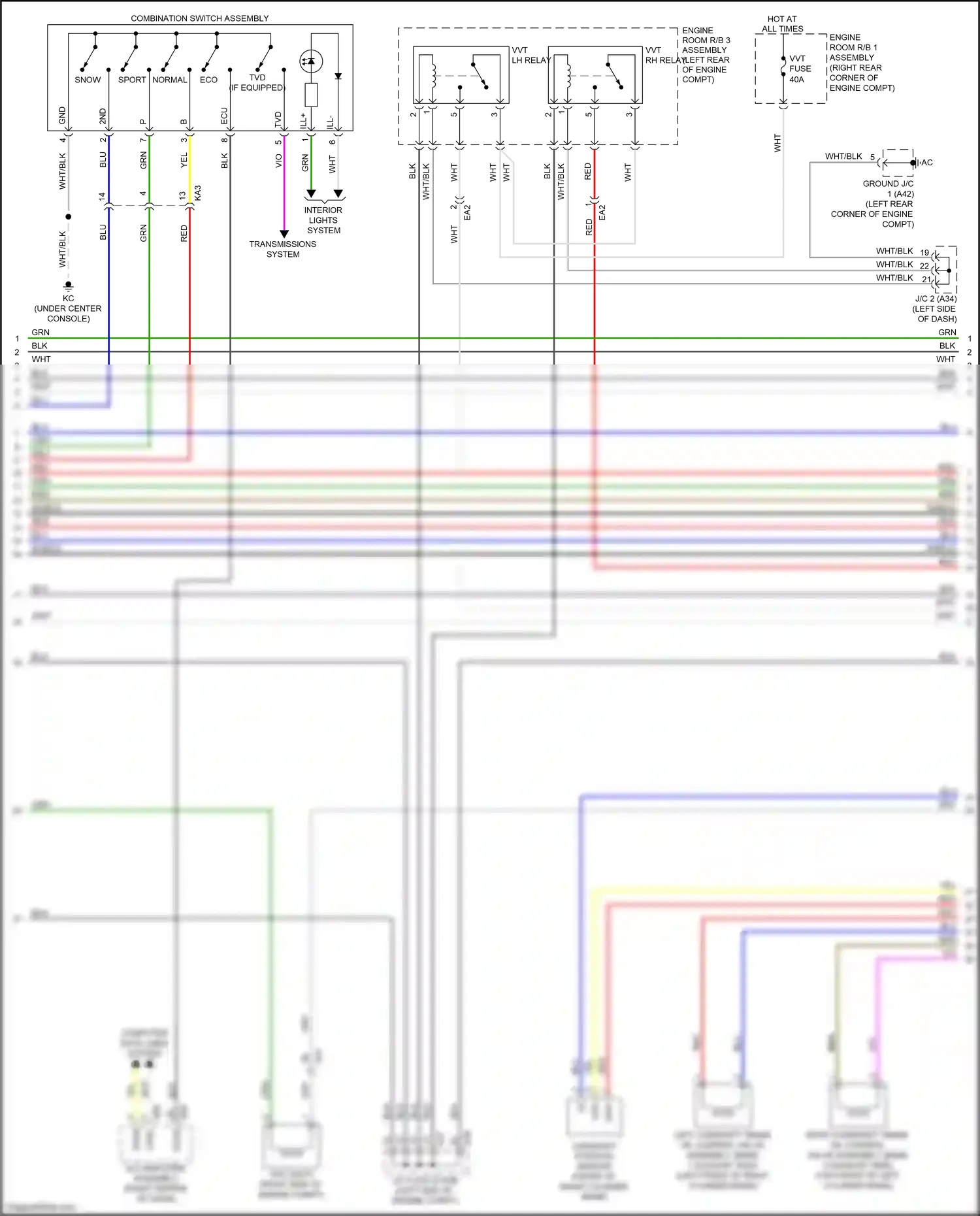 Lexus GS IV facelift (2015-2020) computer data lines system wiring diagram  (151 of 151)