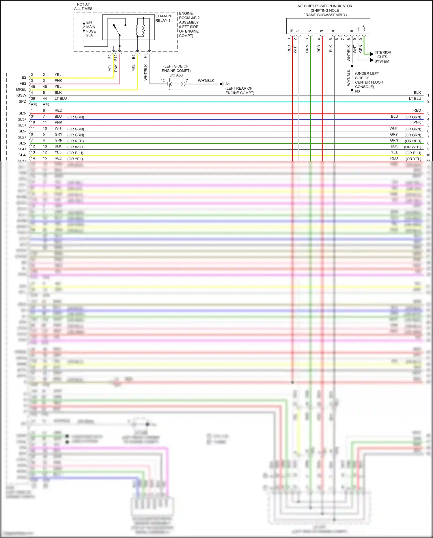 Lexus GS IV facelift (2015-2020) computer data lines system wiring diagram  (96 of 151)